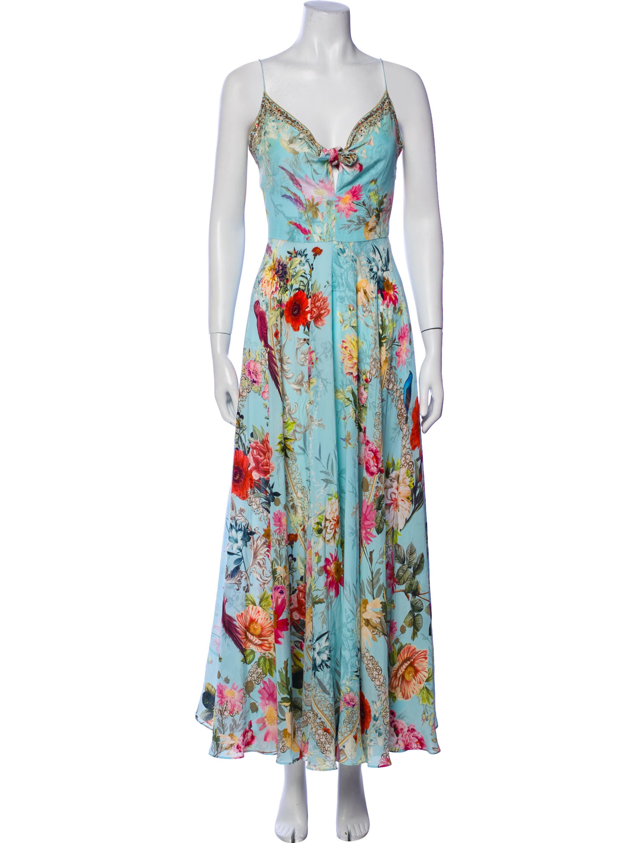 Camilla Floral Print Midi Length Dress