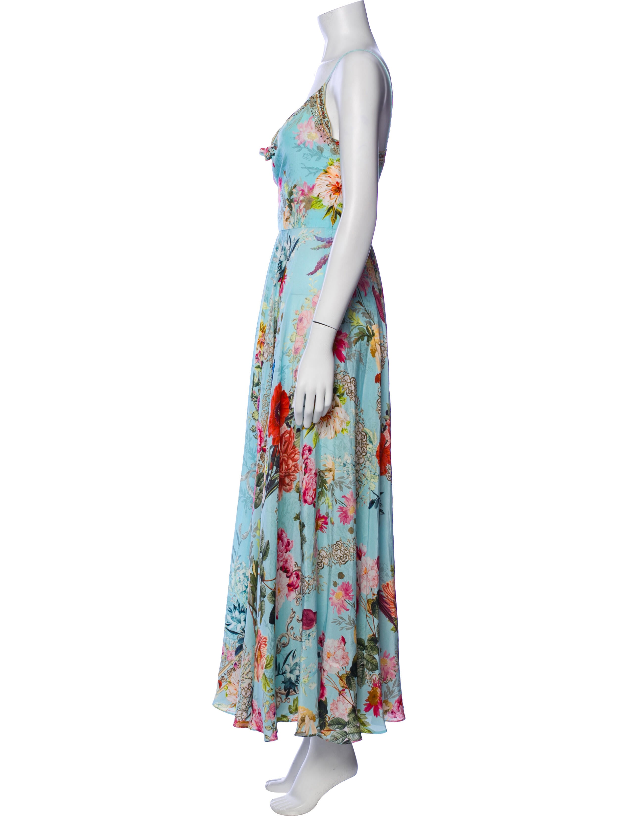 Camilla Floral Print Midi Length Dress