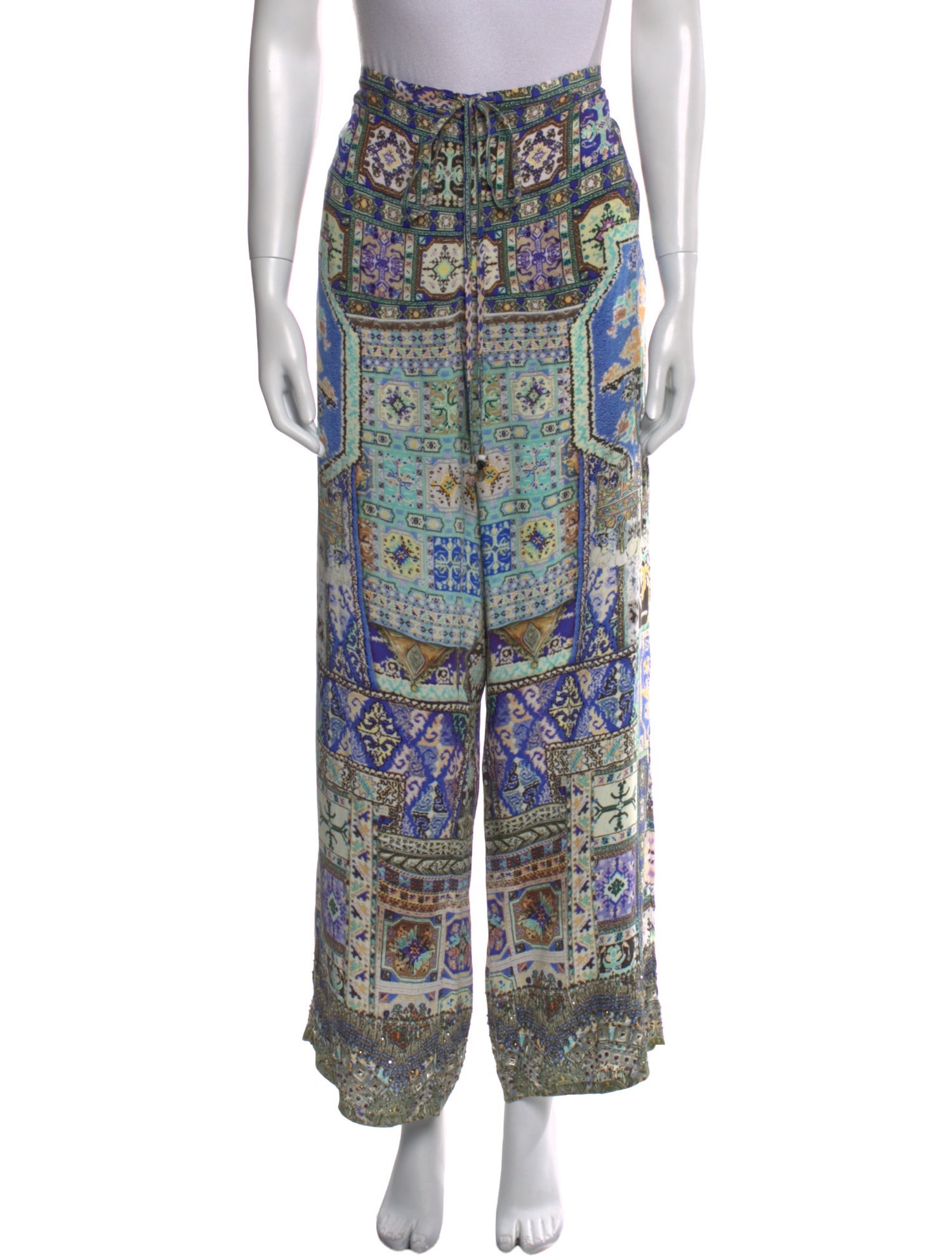 Camilla Silk Wide Leg Pants