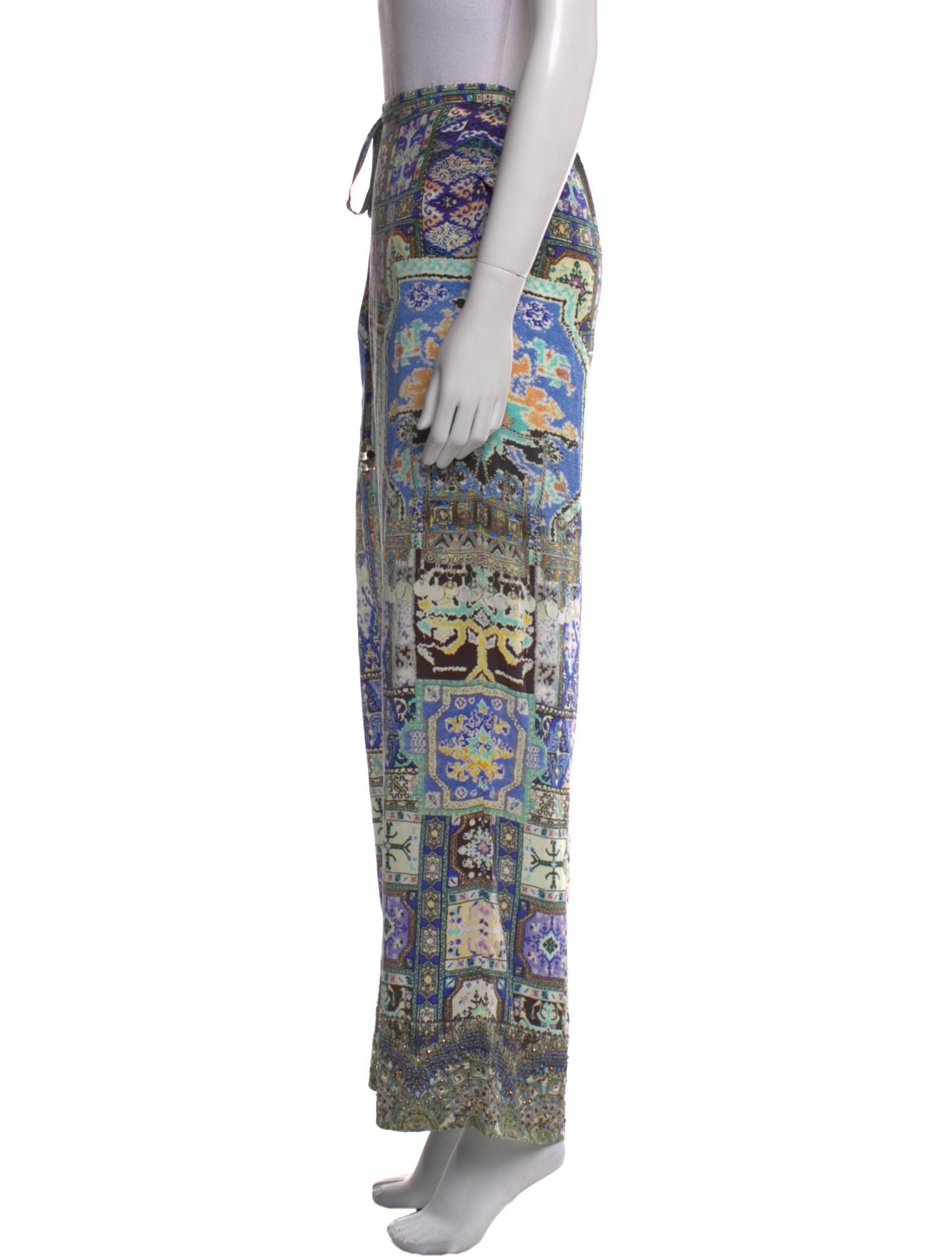 Camilla Silk Wide Leg Pants