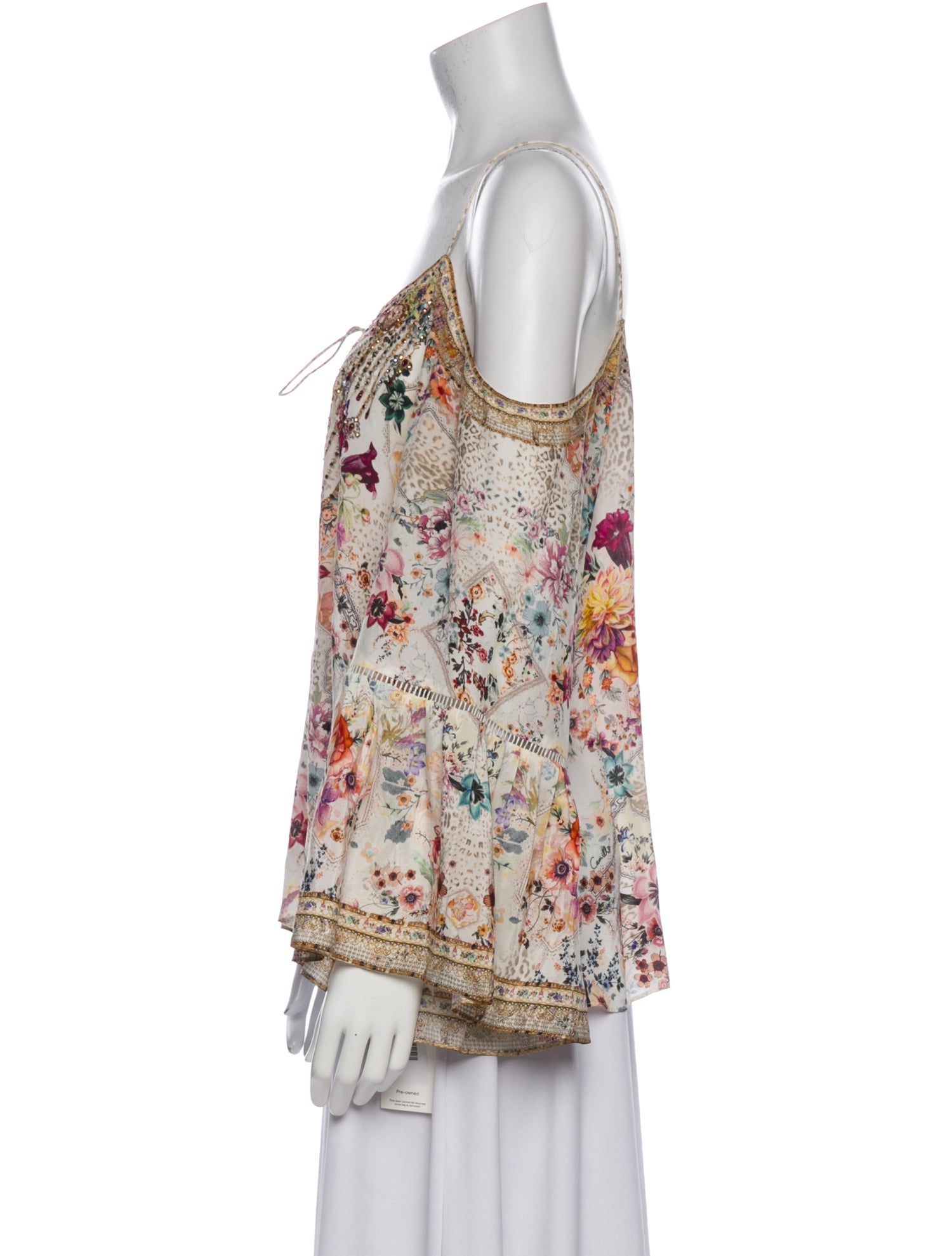 Camilla Silk Floral Print Blouse