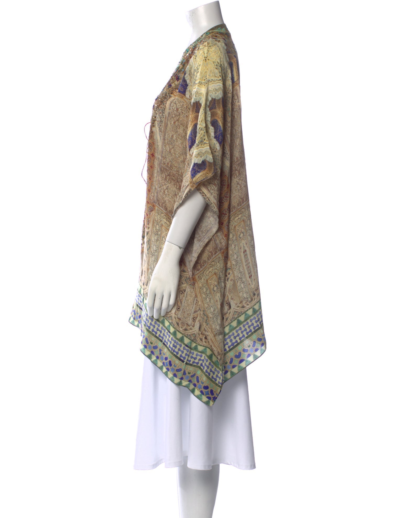 Camilla Silk Paisley Print Tunic