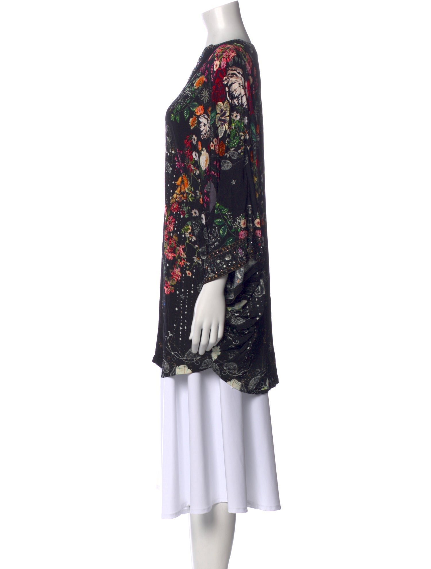 Camilla Floral Print V-Neck Tunic