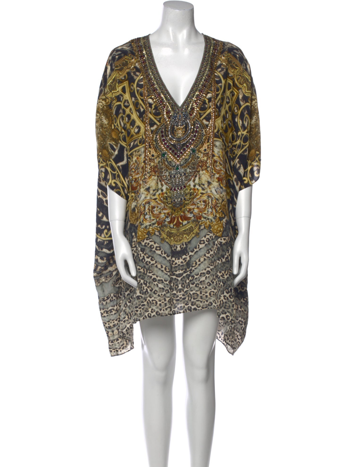 Camilla Silk Paisley Print Tunic w/ Tags