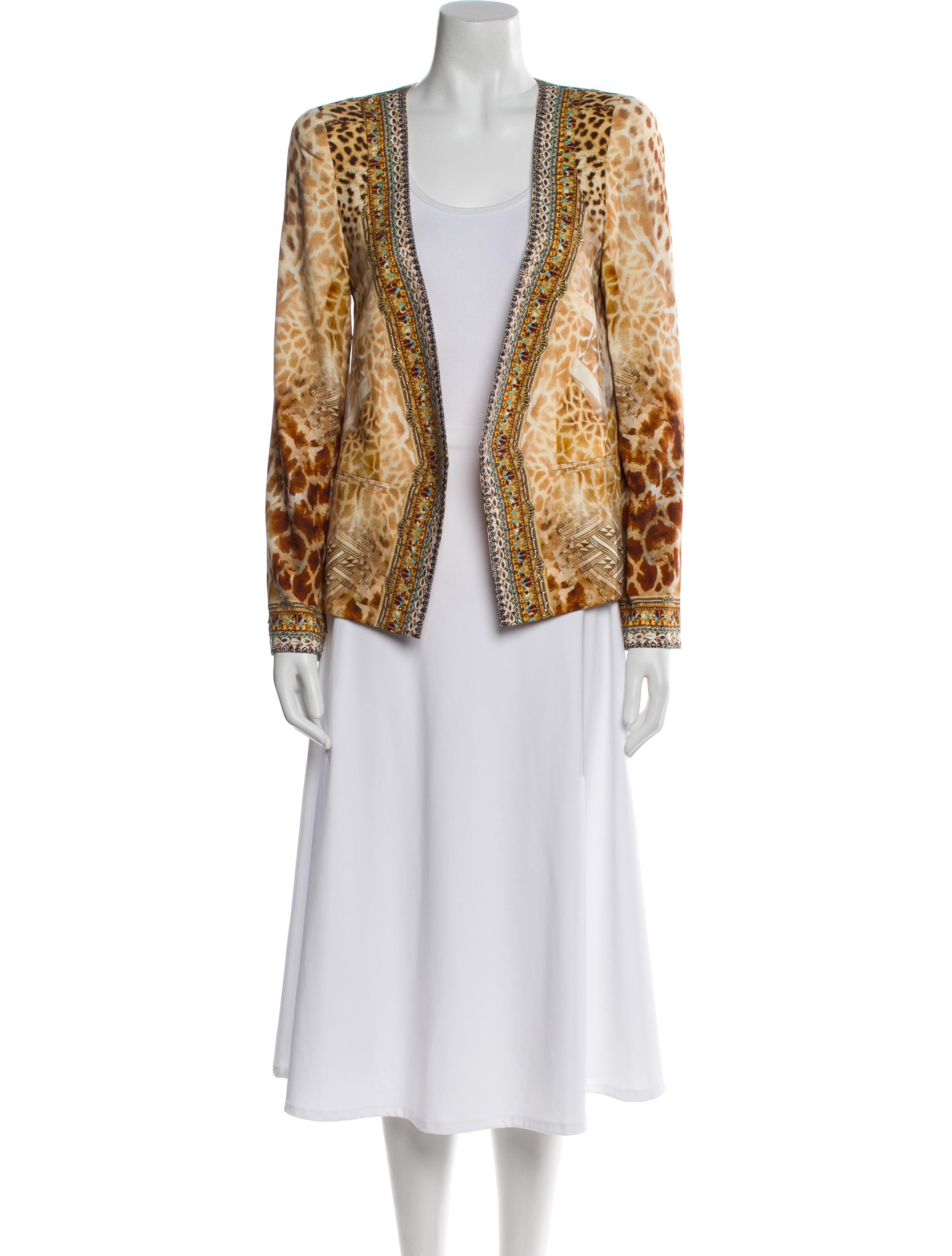 Camilla Printed Evening Jacket