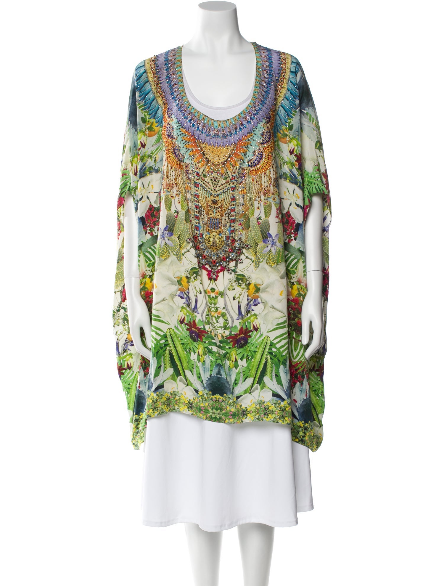 Camilla Silk Printed Robe