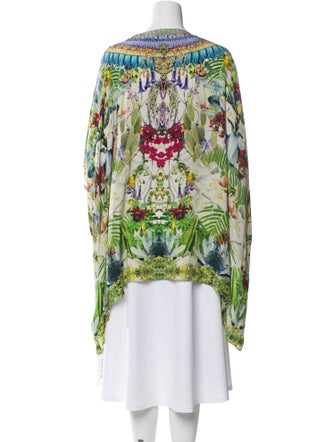 Camilla Silk Printed Robe