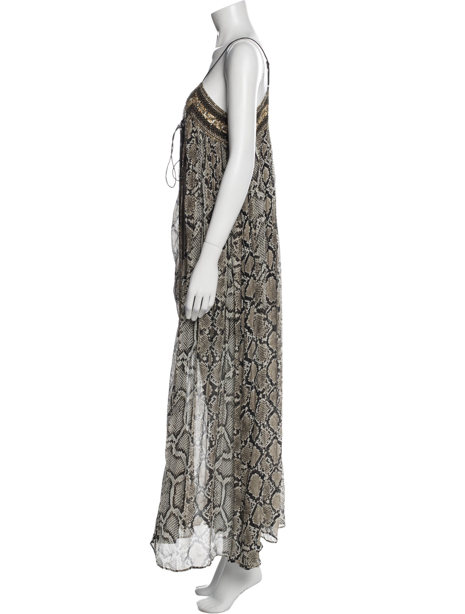 Camilla Silk Long Dress