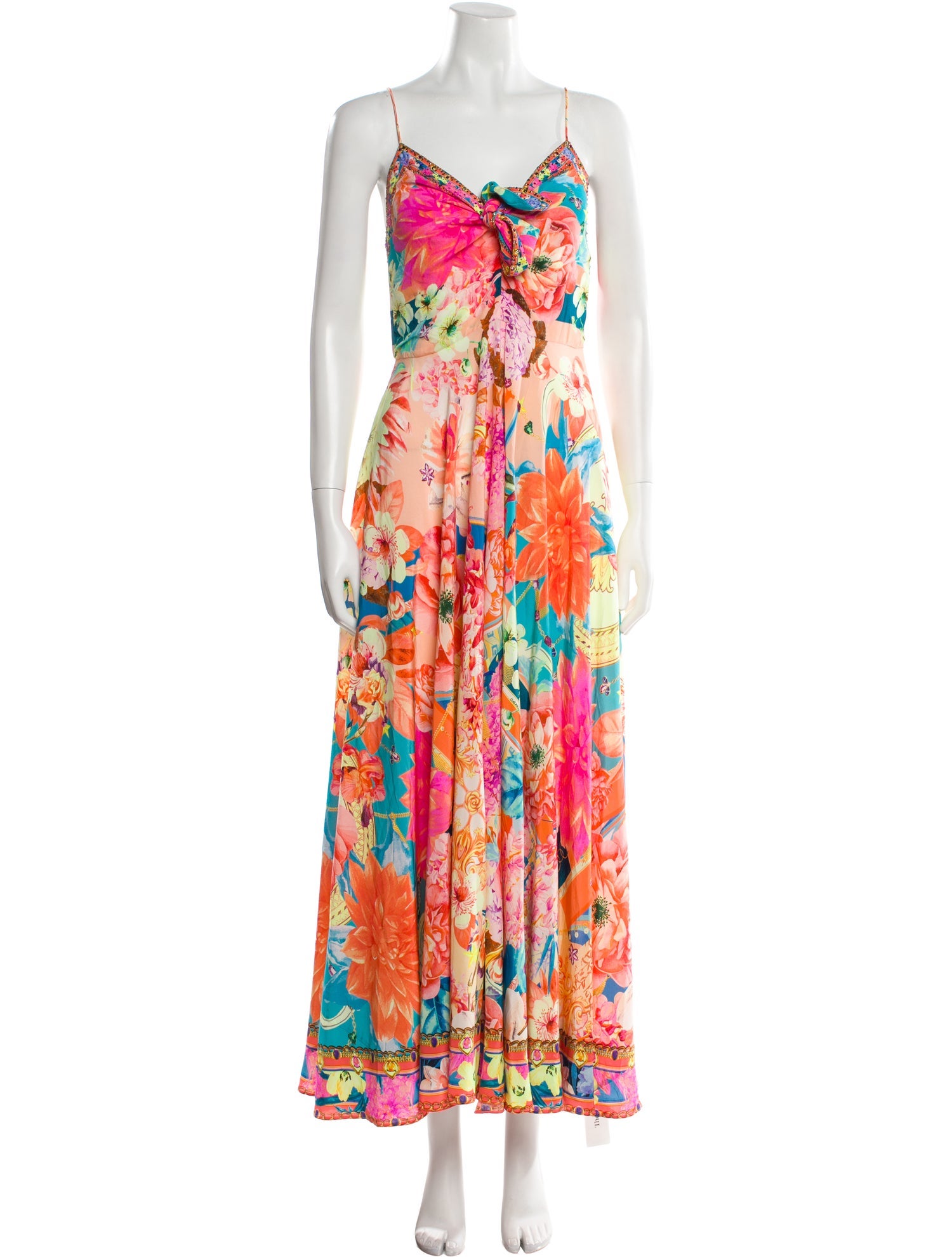 Camilla Silk Long Dress