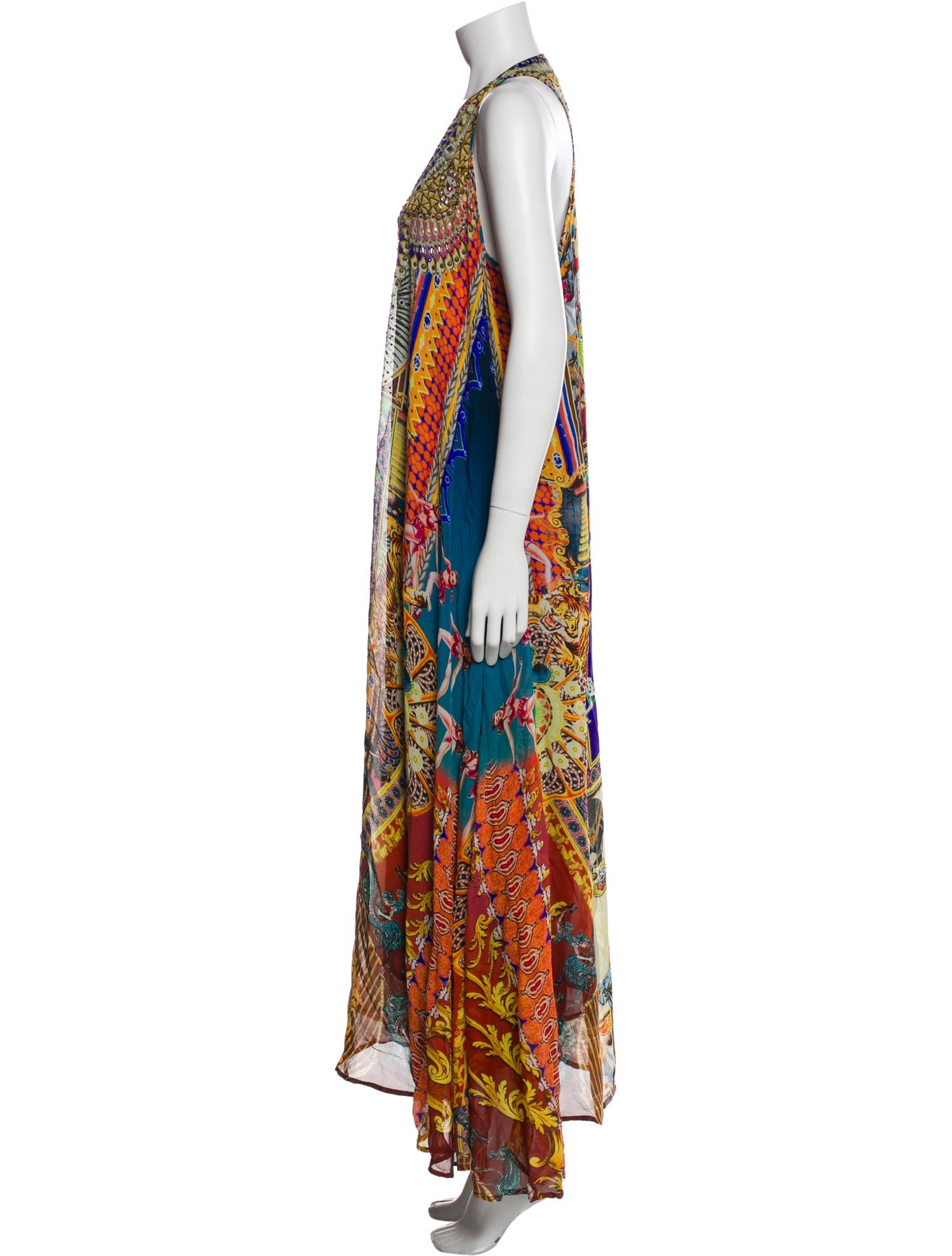 Camilla Silk Long Dress