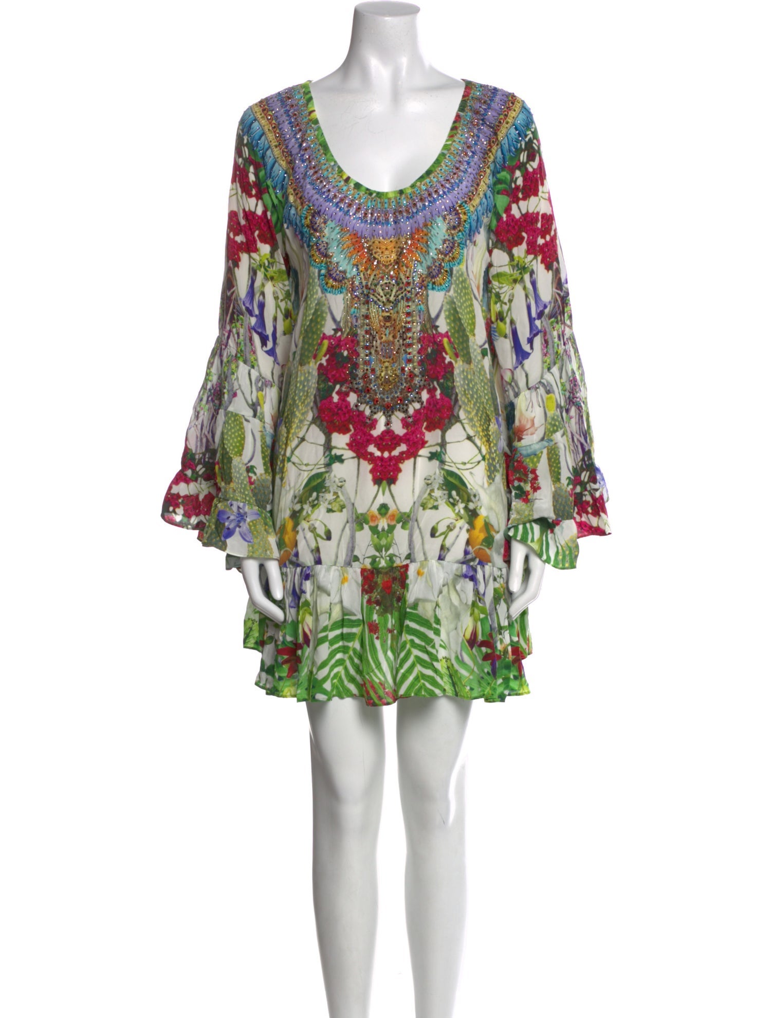 Camilla Silk Mini Dress w/ Tags