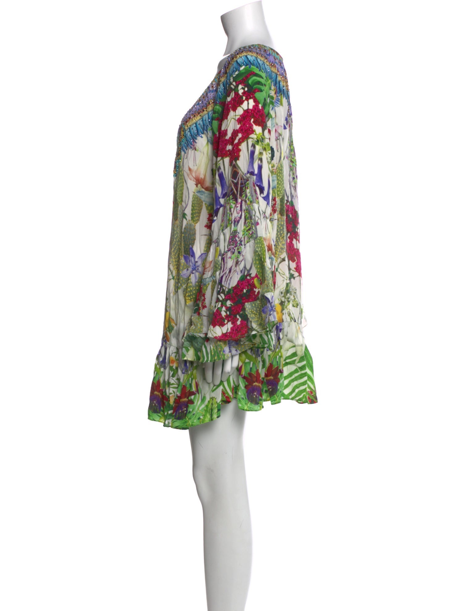 Camilla Silk Mini Dress w/ Tags