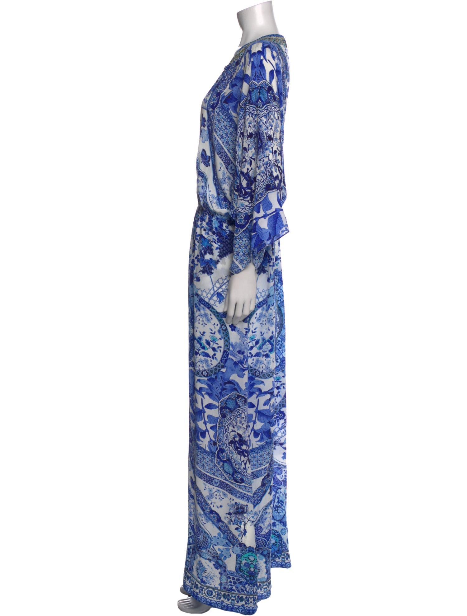Camilla Silk Long Dress