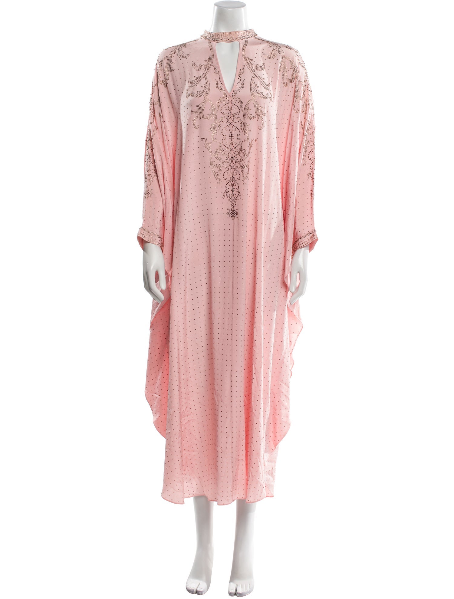 Camilla Silk Crystal Embellishments Nightgown