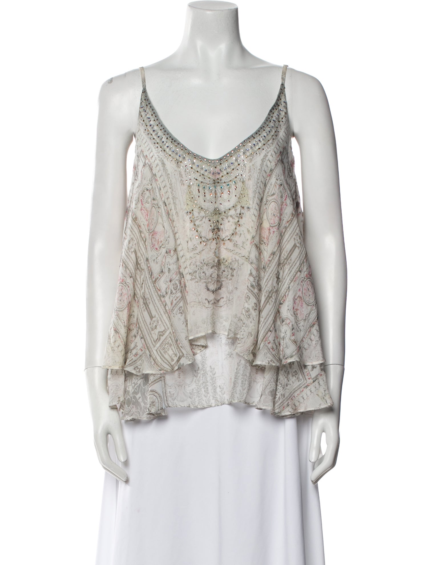 Camilla Silk Printed Blouse