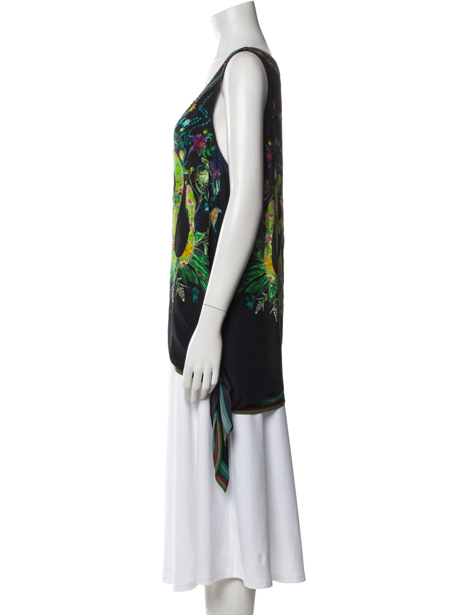 Camilla Silk Floral Print Tunic