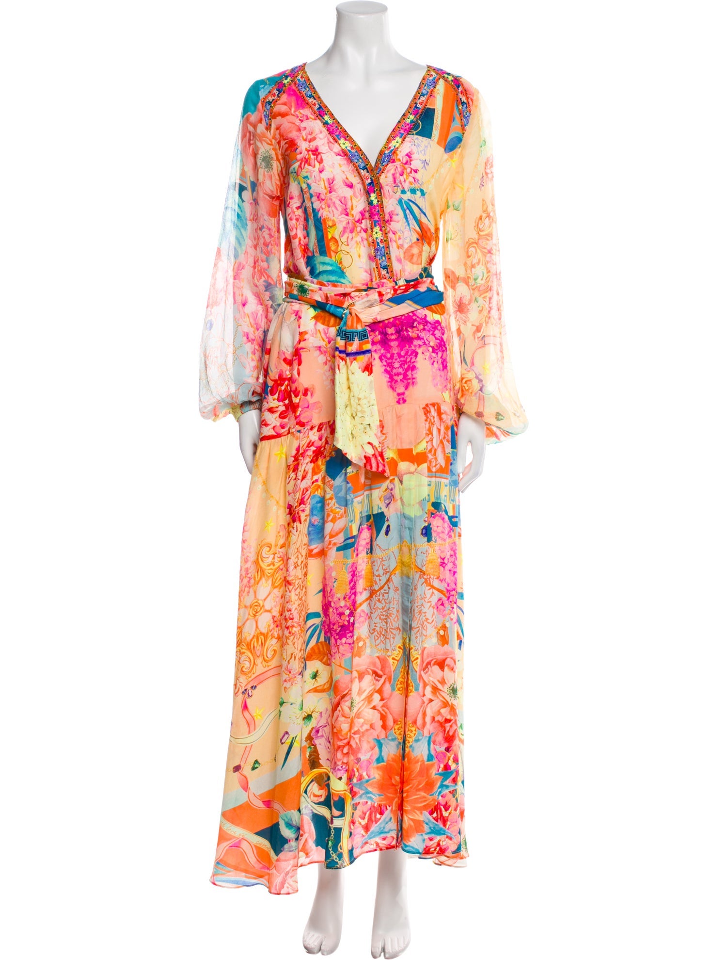 Camilla Silk Long Dress