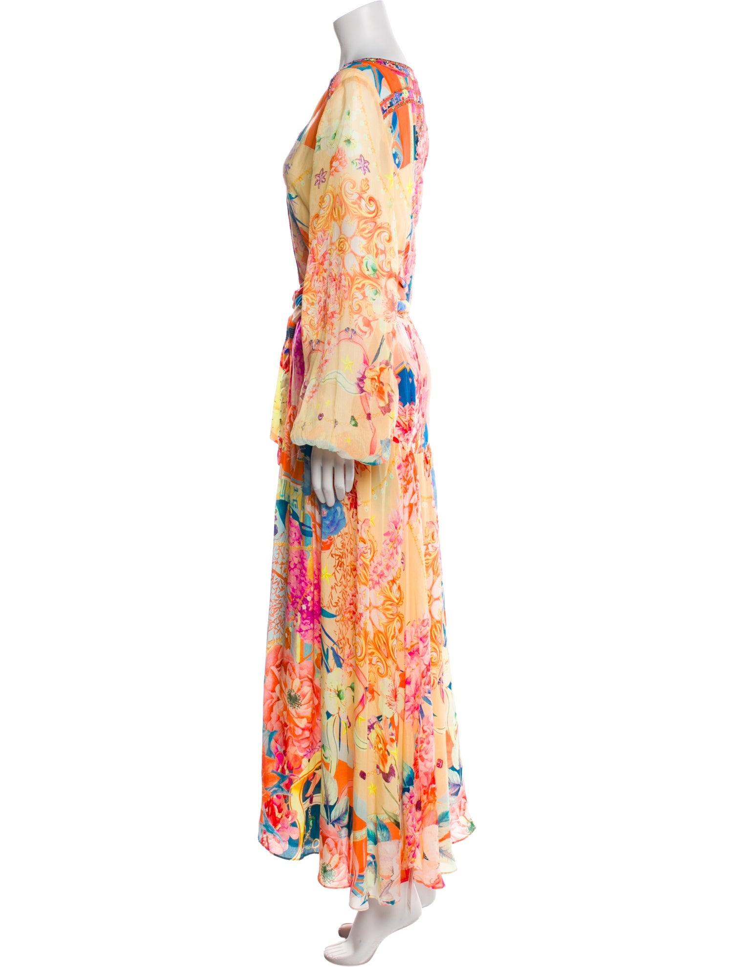 Camilla Silk Long Dress