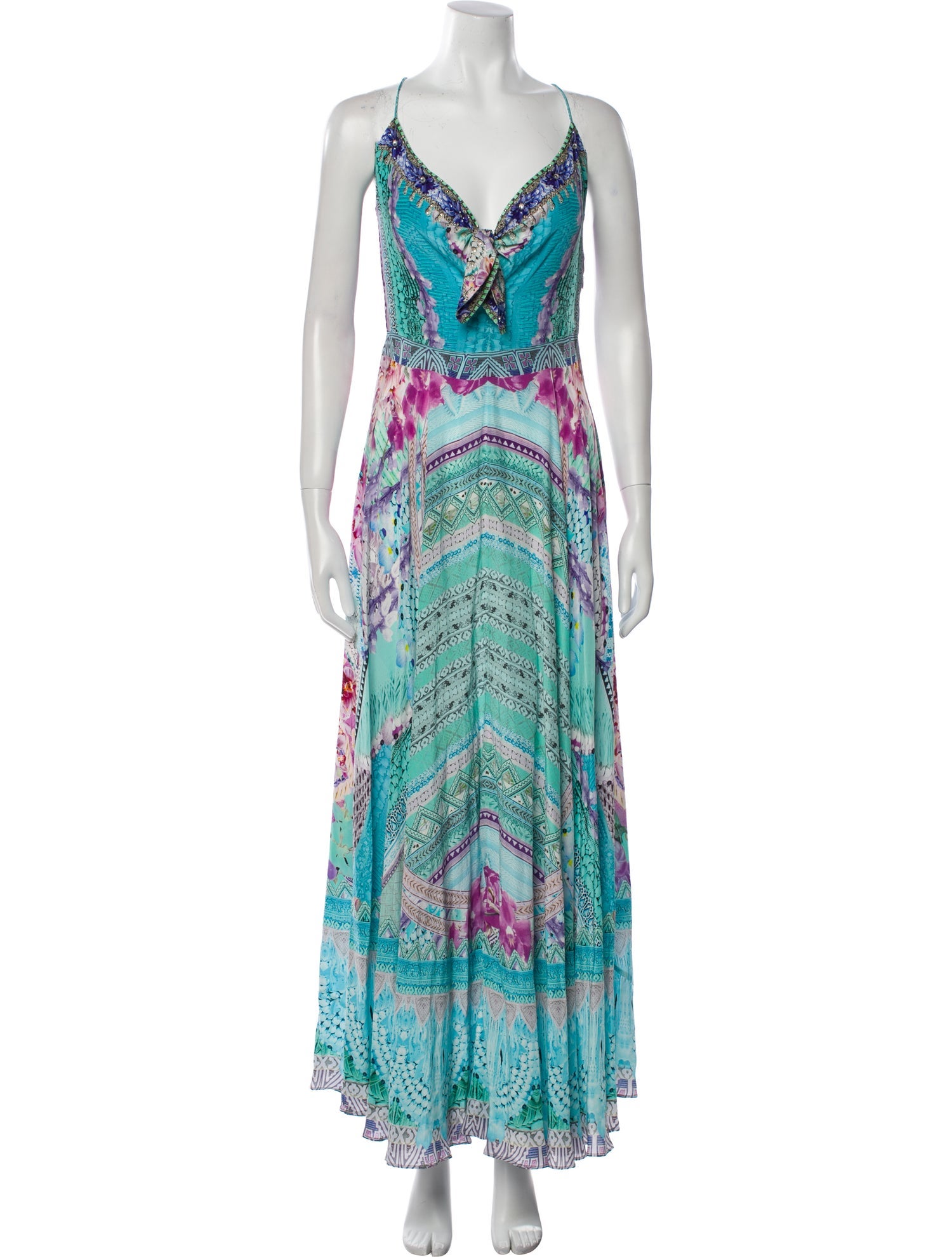 Camilla Silk Long Dress