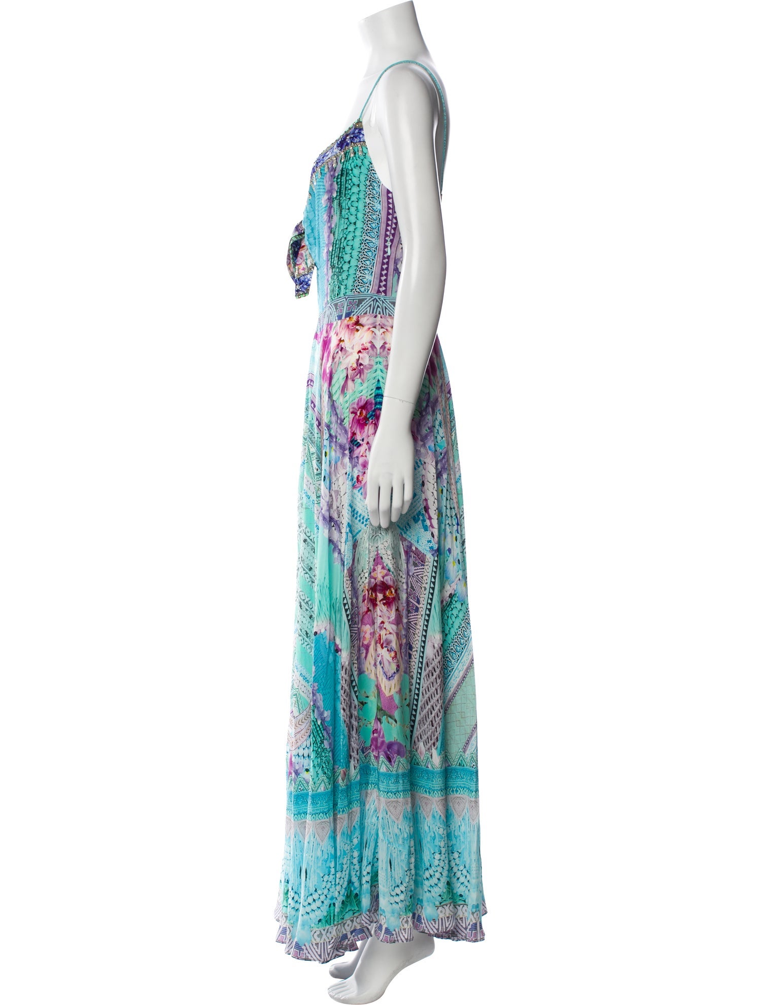 Camilla Silk Long Dress
