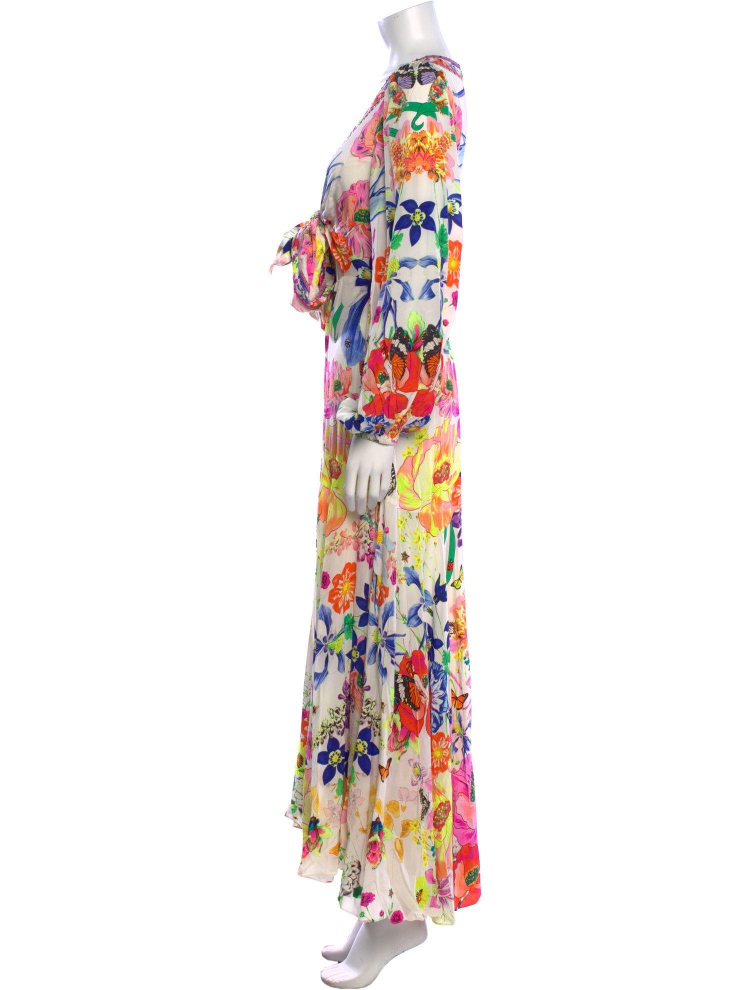 Camilla Silk Long Dress w/ Tags