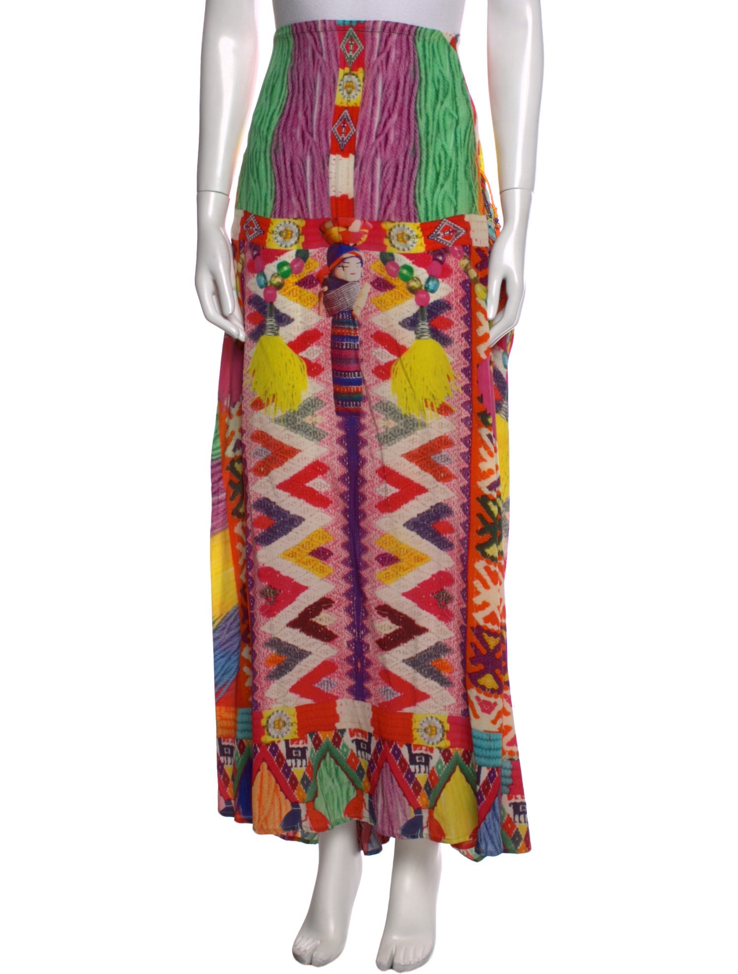 Camilla Silk Long Skirt