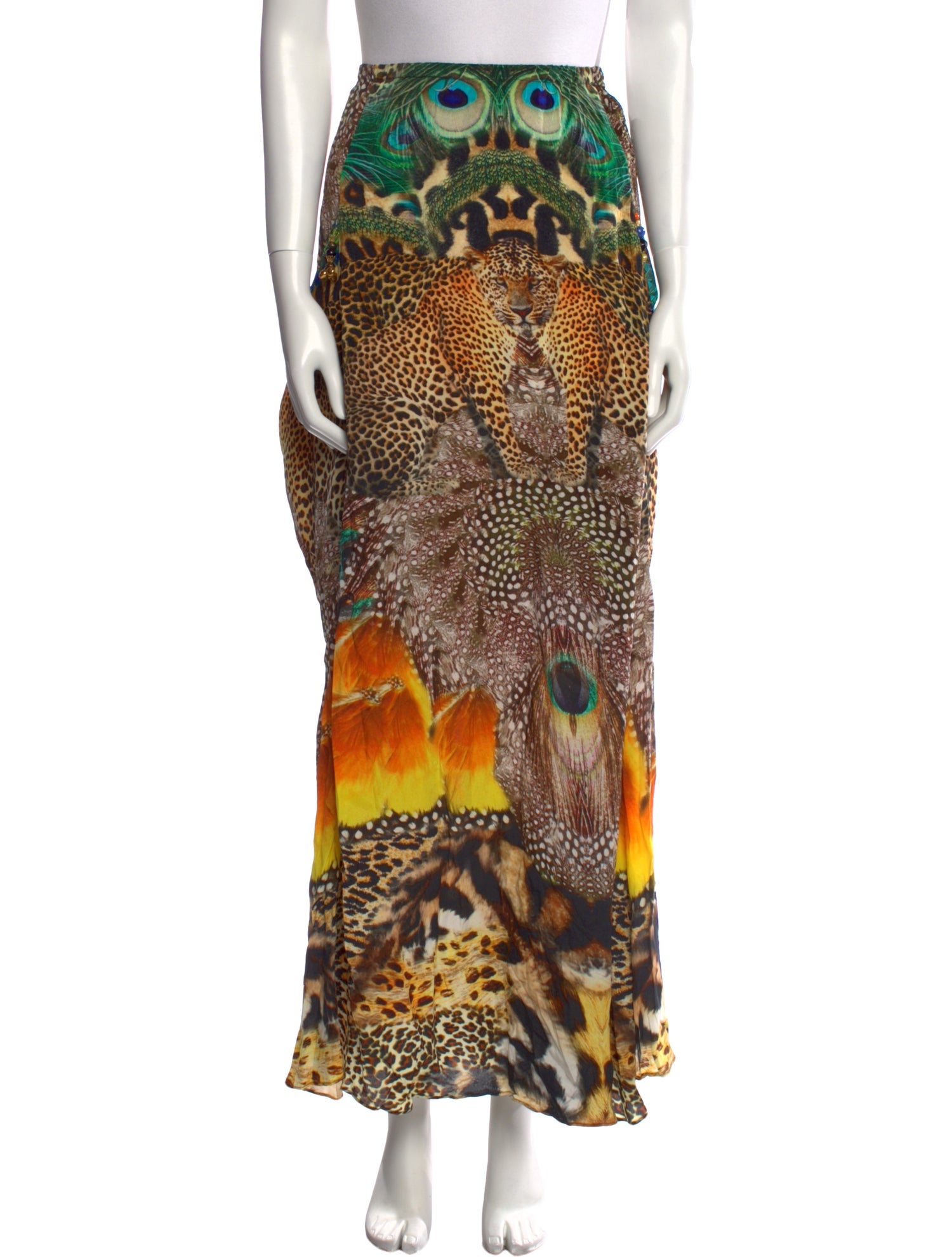 Camilla Silk Long Skirt