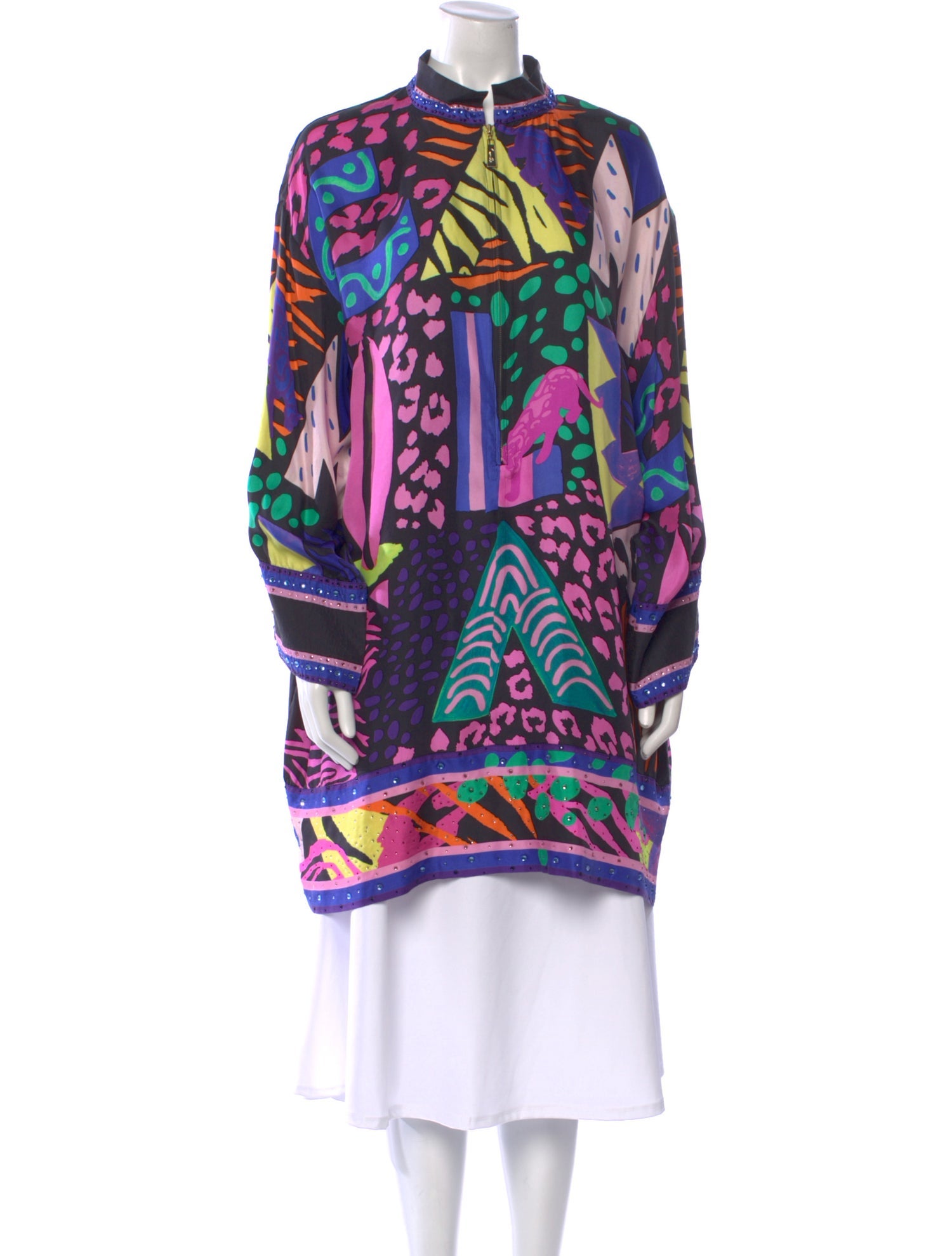 Camilla Silk Printed Tunic