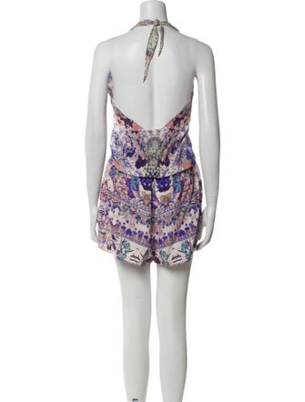Camilla Printed Halterneck Romper