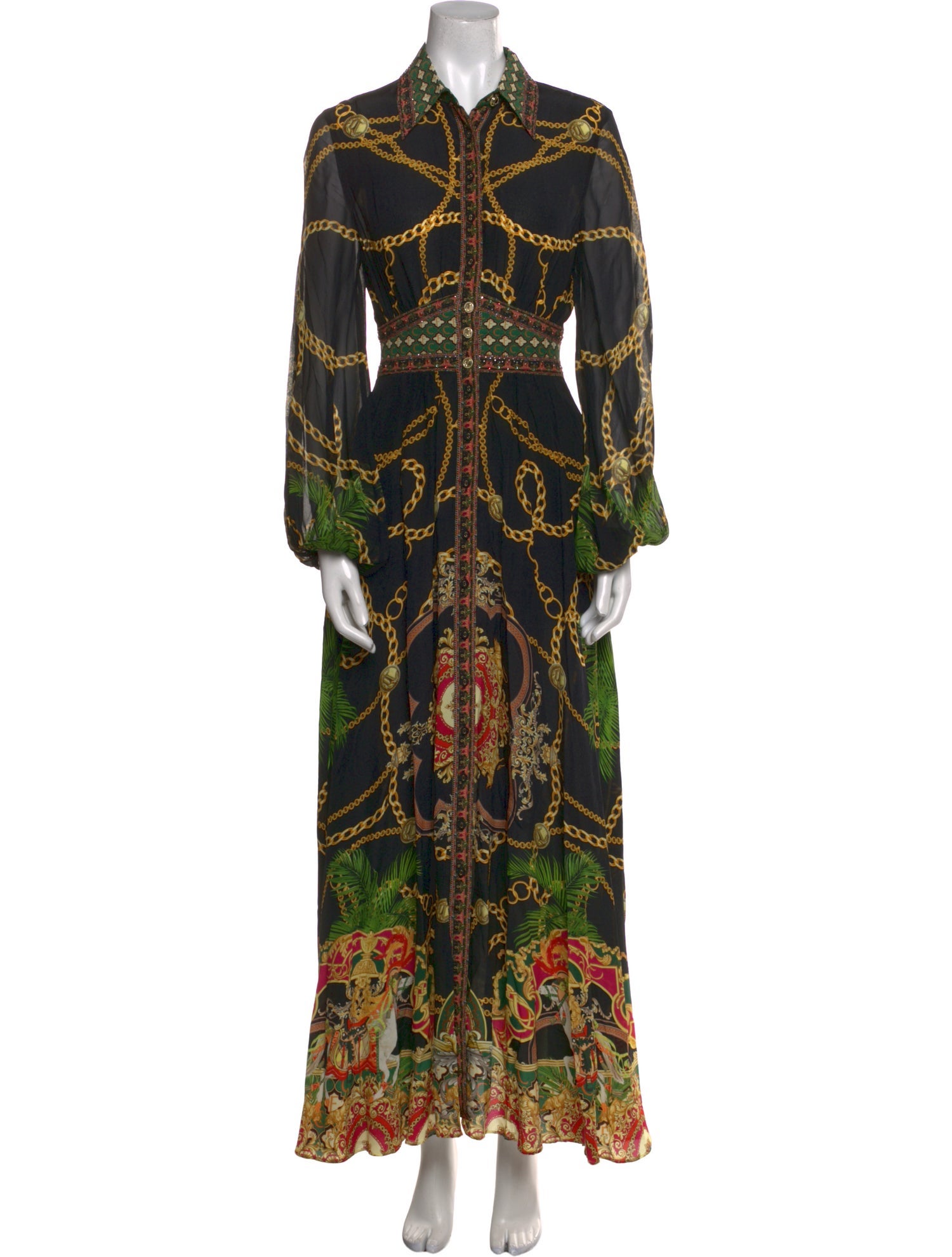Camilla Silk Long Dress