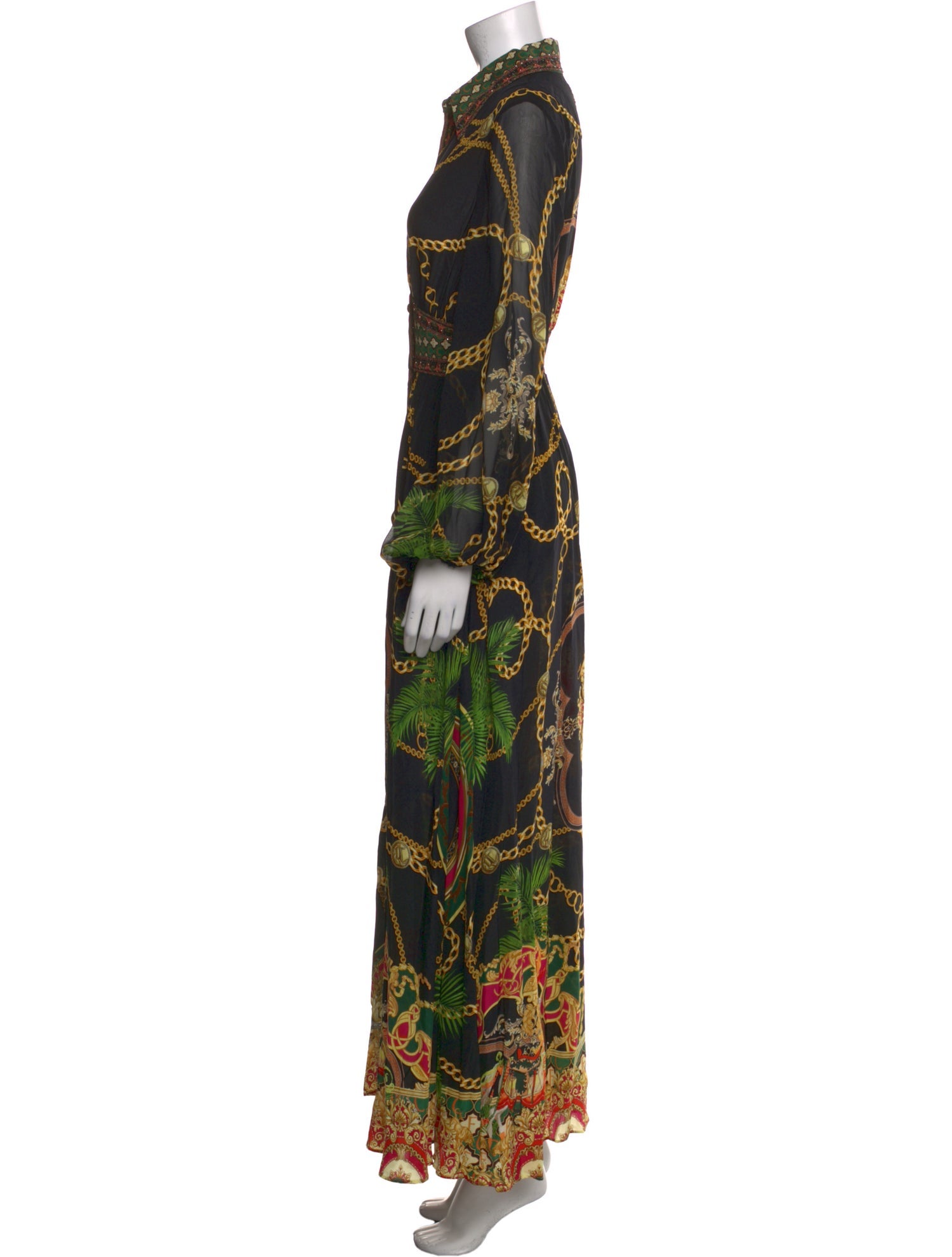 Camilla Silk Long Dress