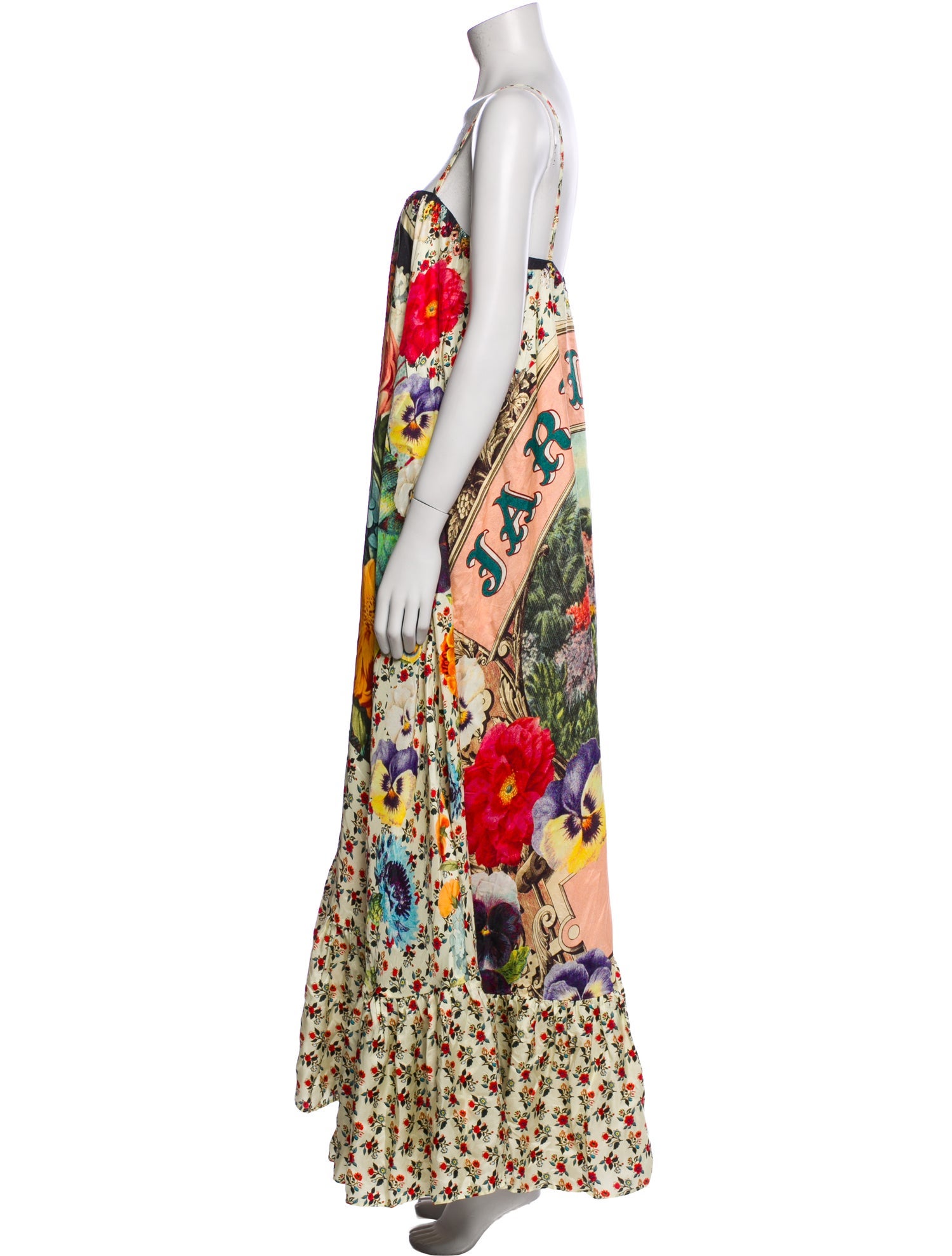 Camilla Floral Print Midi Length Dress