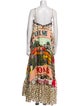 Camilla Floral Print Midi Length Dress