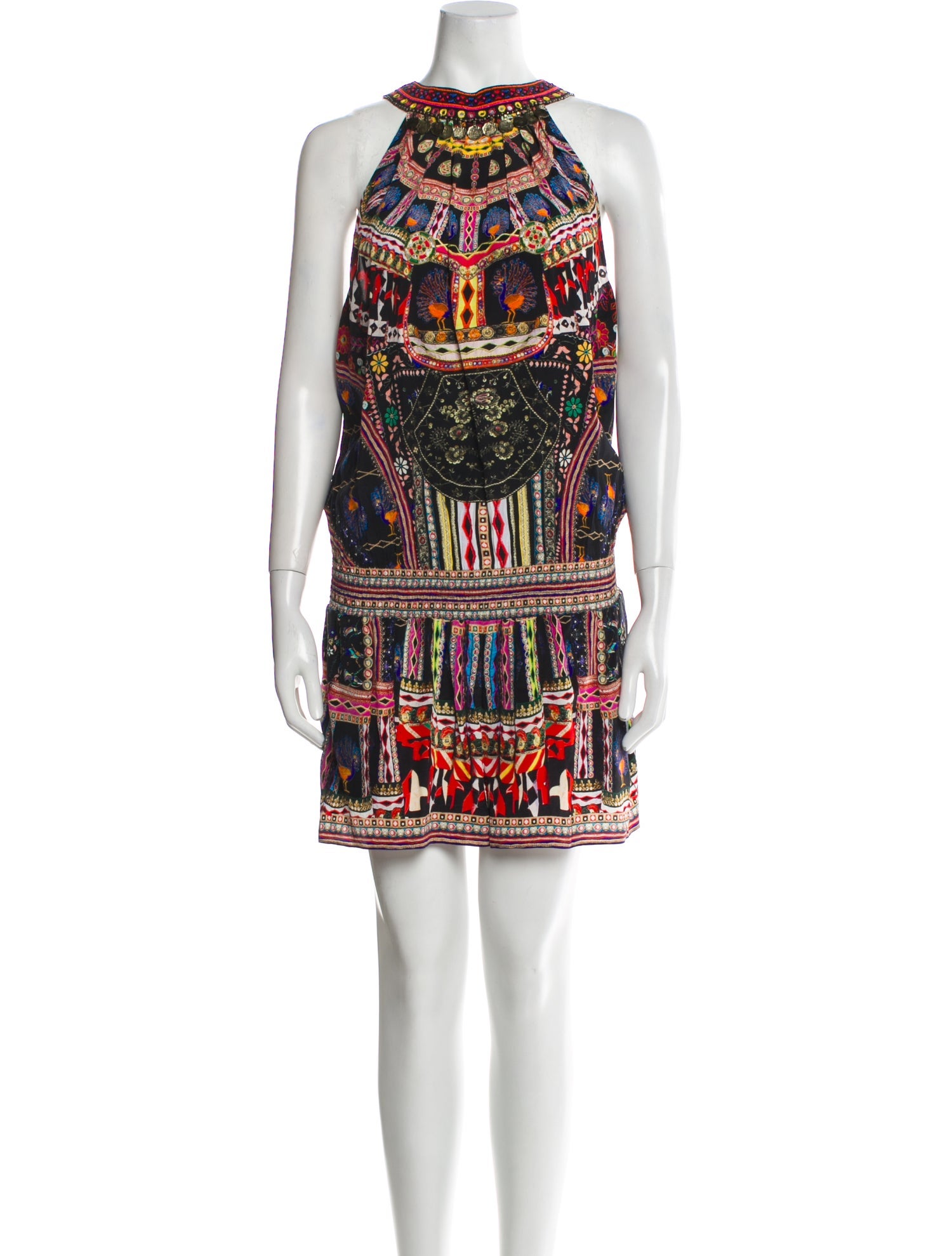 Camilla Silk Printed Romper