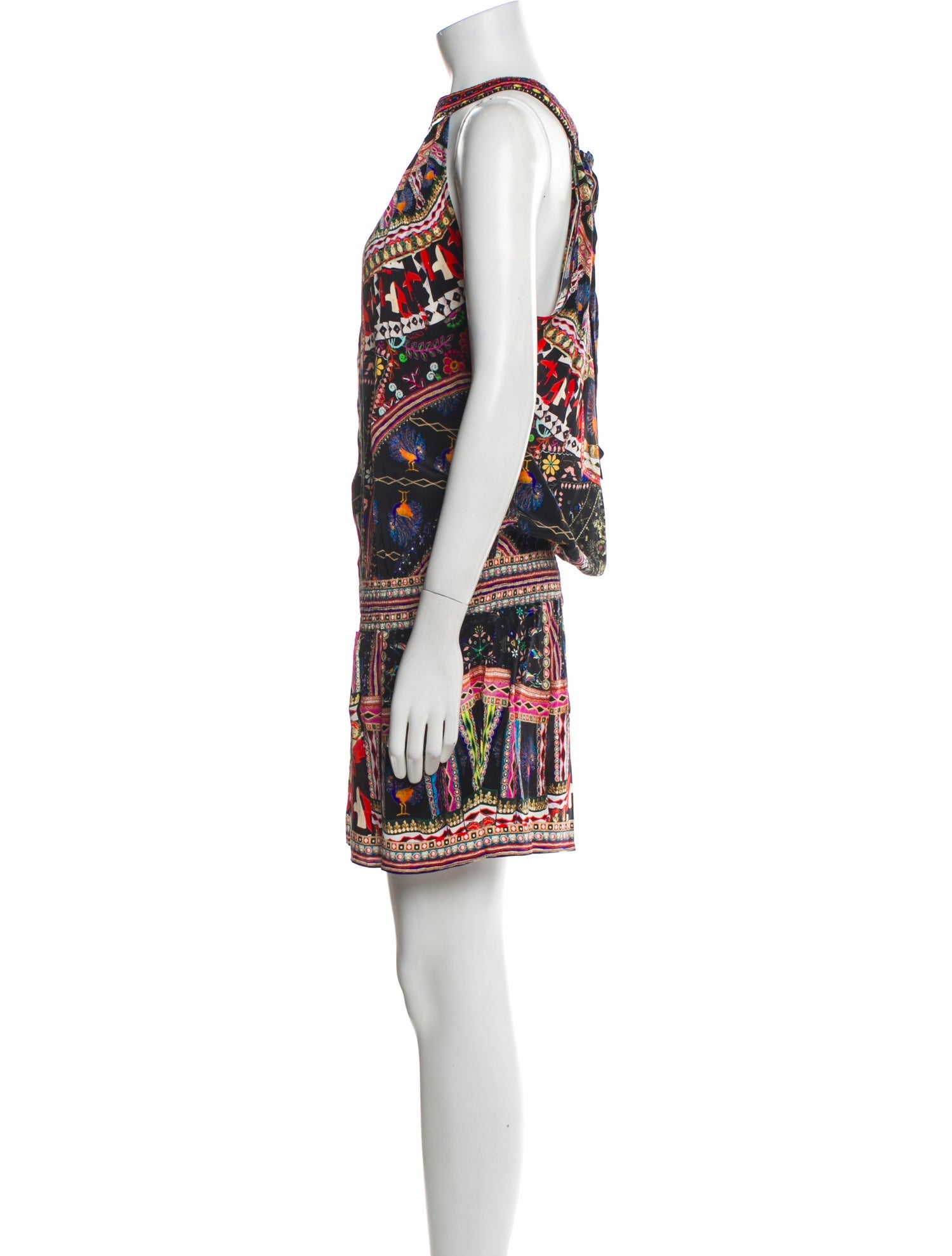 Camilla Silk Printed Romper