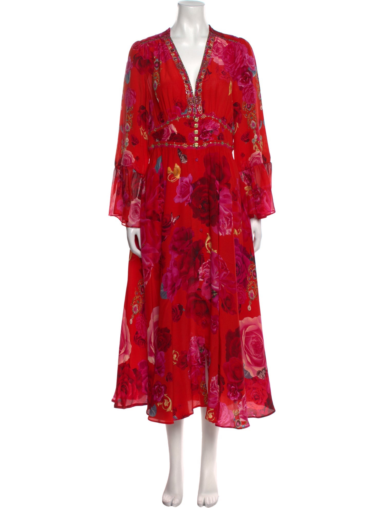 Camilla Silk Long Dress