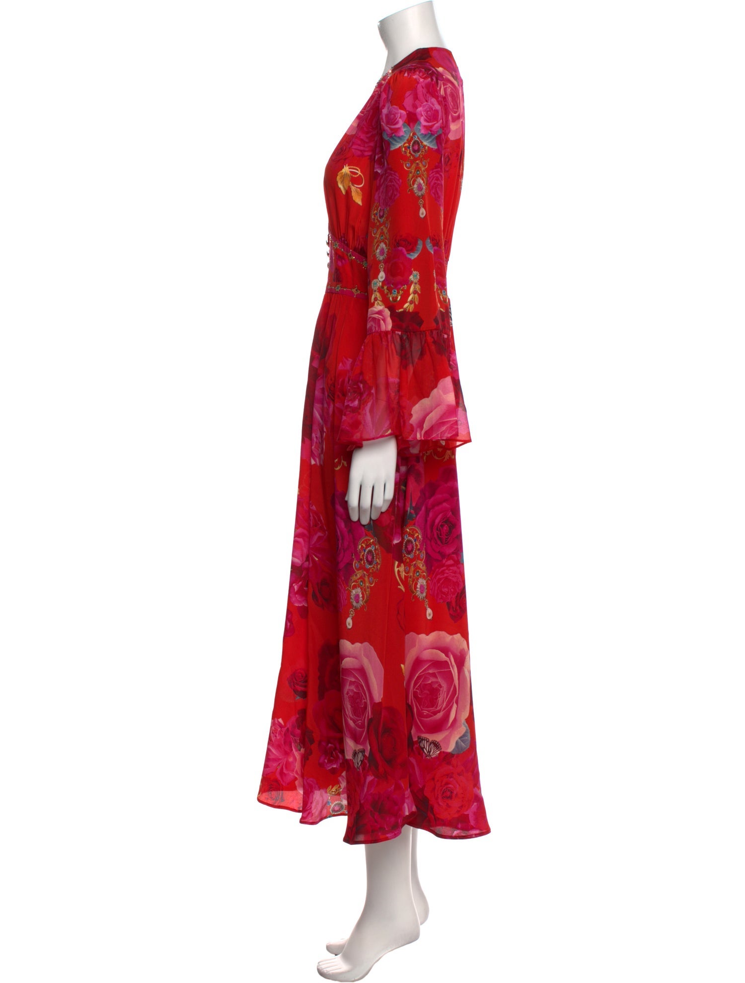 Camilla Silk Long Dress