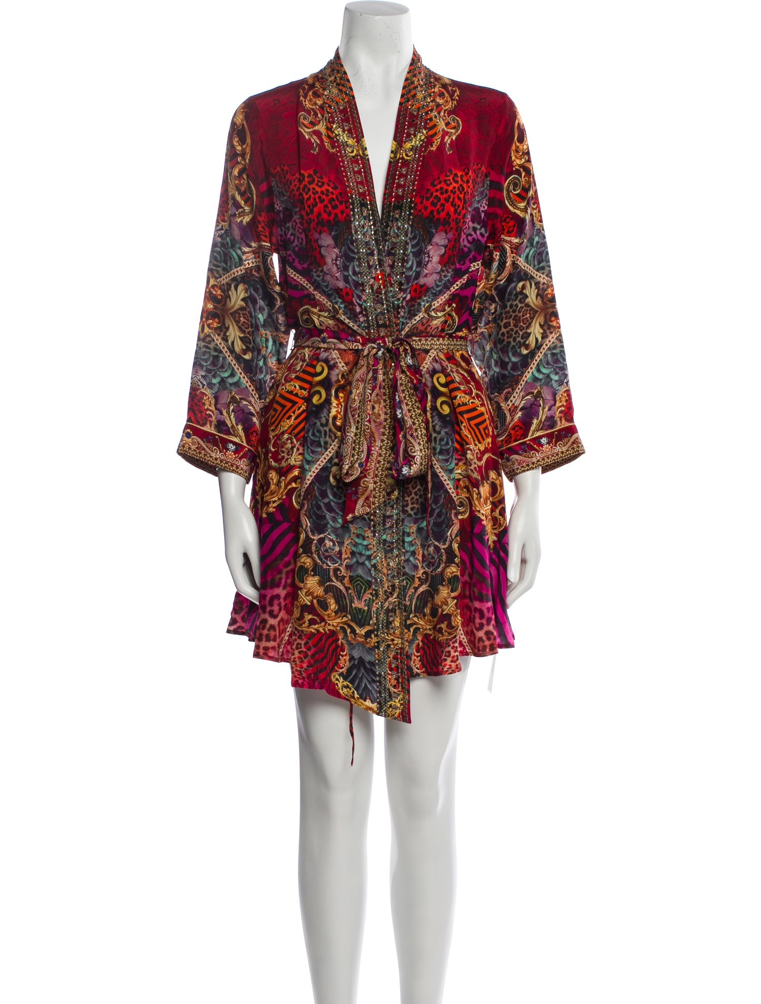 Camilla Silk Printed Robe