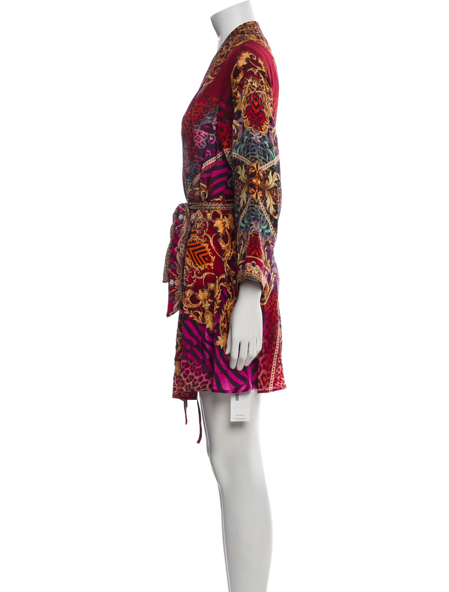 Camilla Silk Printed Robe