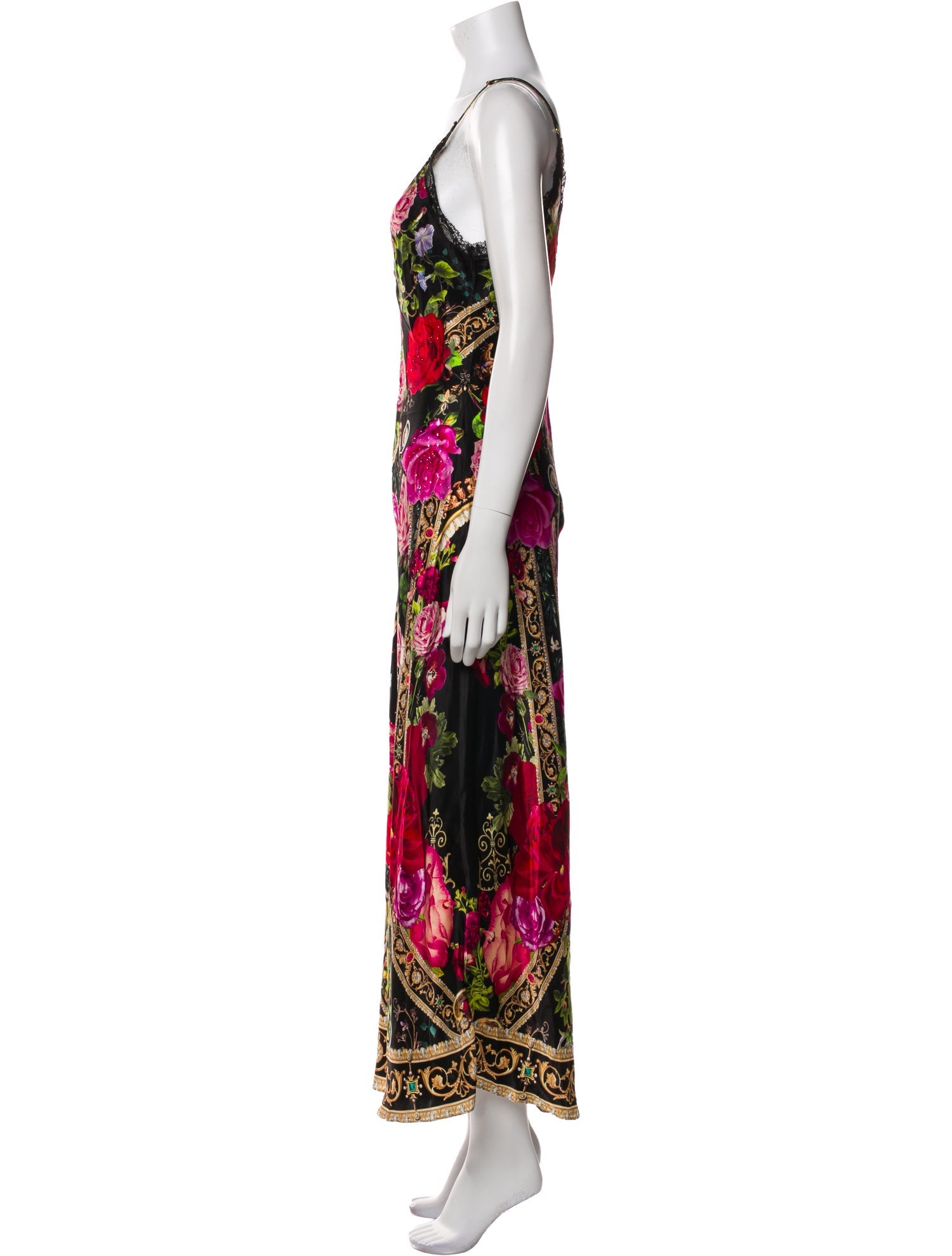 Camilla Silk Long Dress