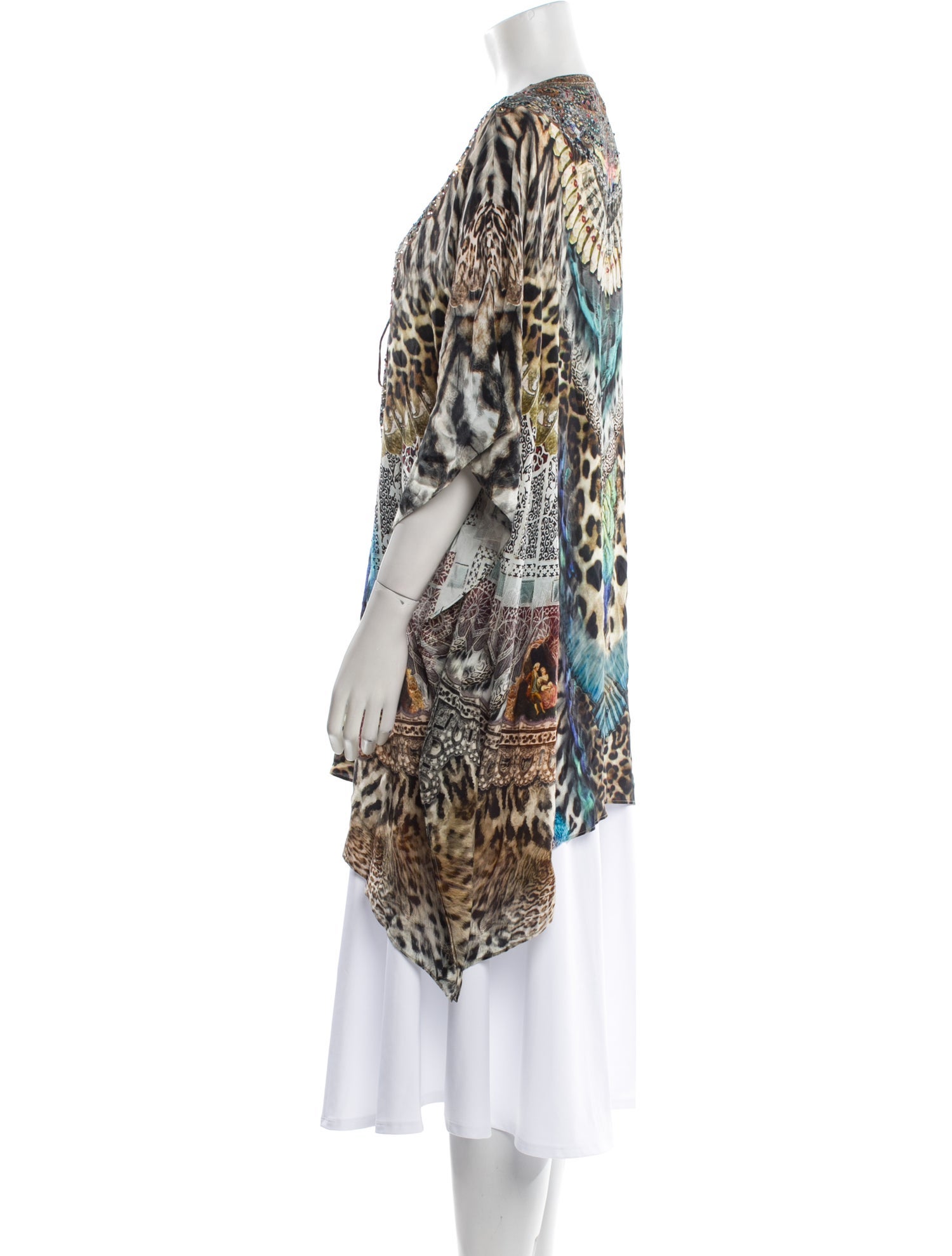 Camilla Silk Animal Print Tunic