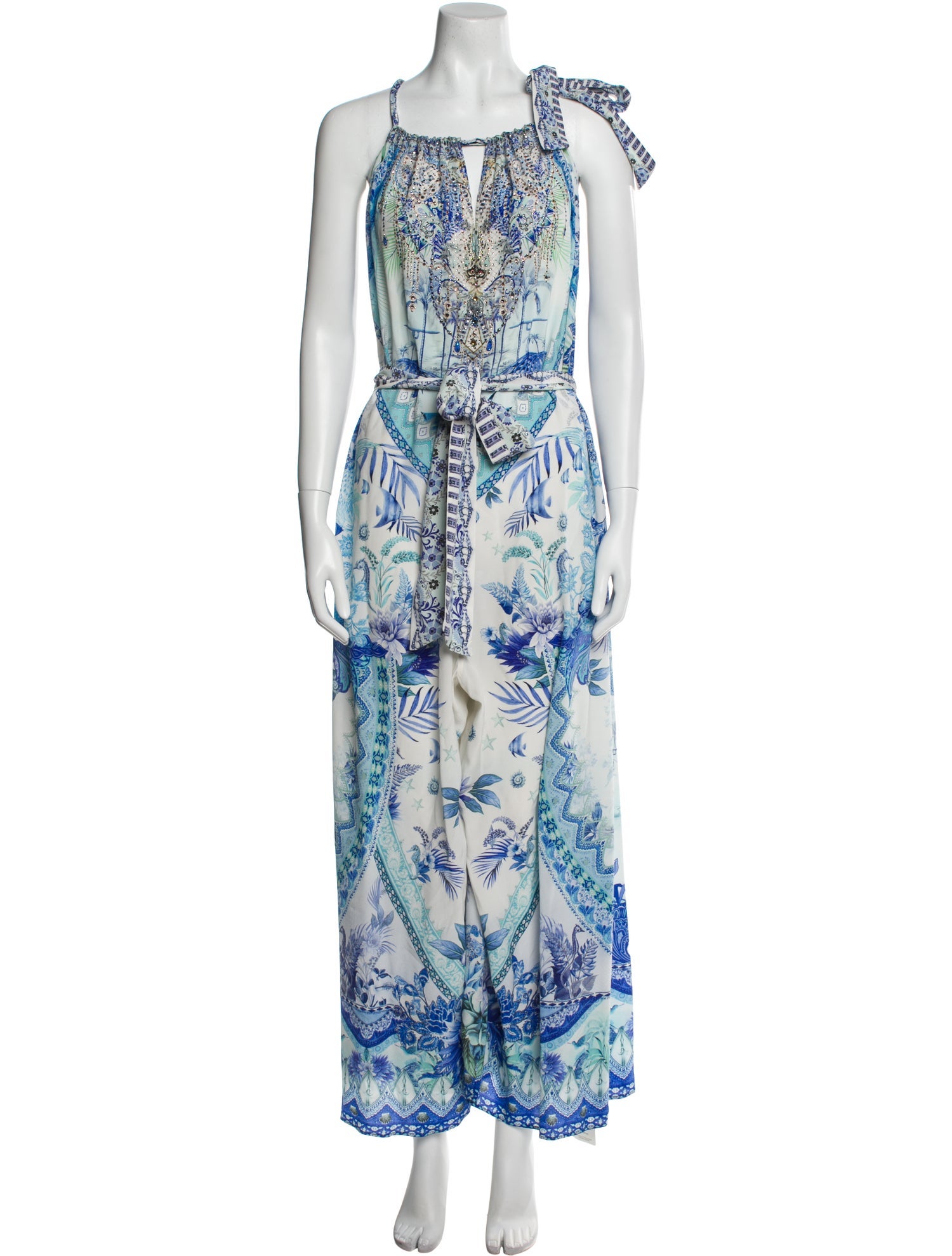 Camilla Silk Printed Jumpsuit