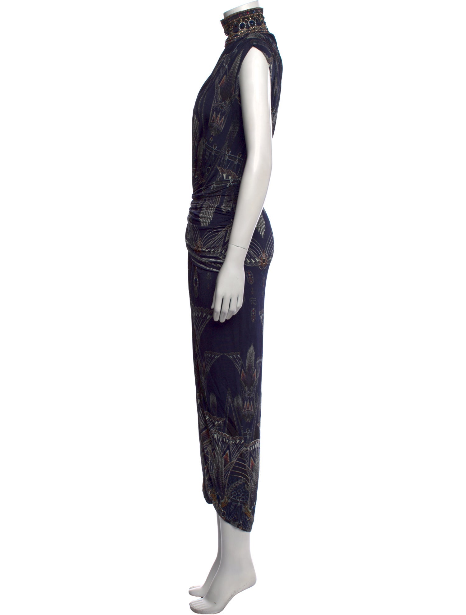 Camilla Printed Long Dress w/ Tags