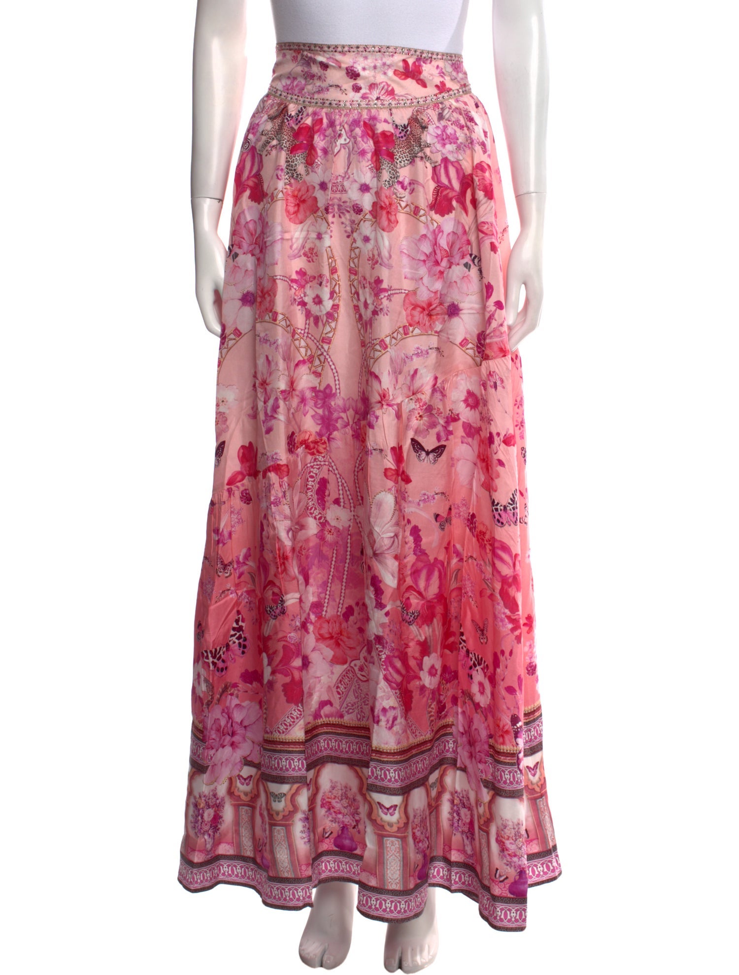 Camilla Silk Long Skirt w/ Tags