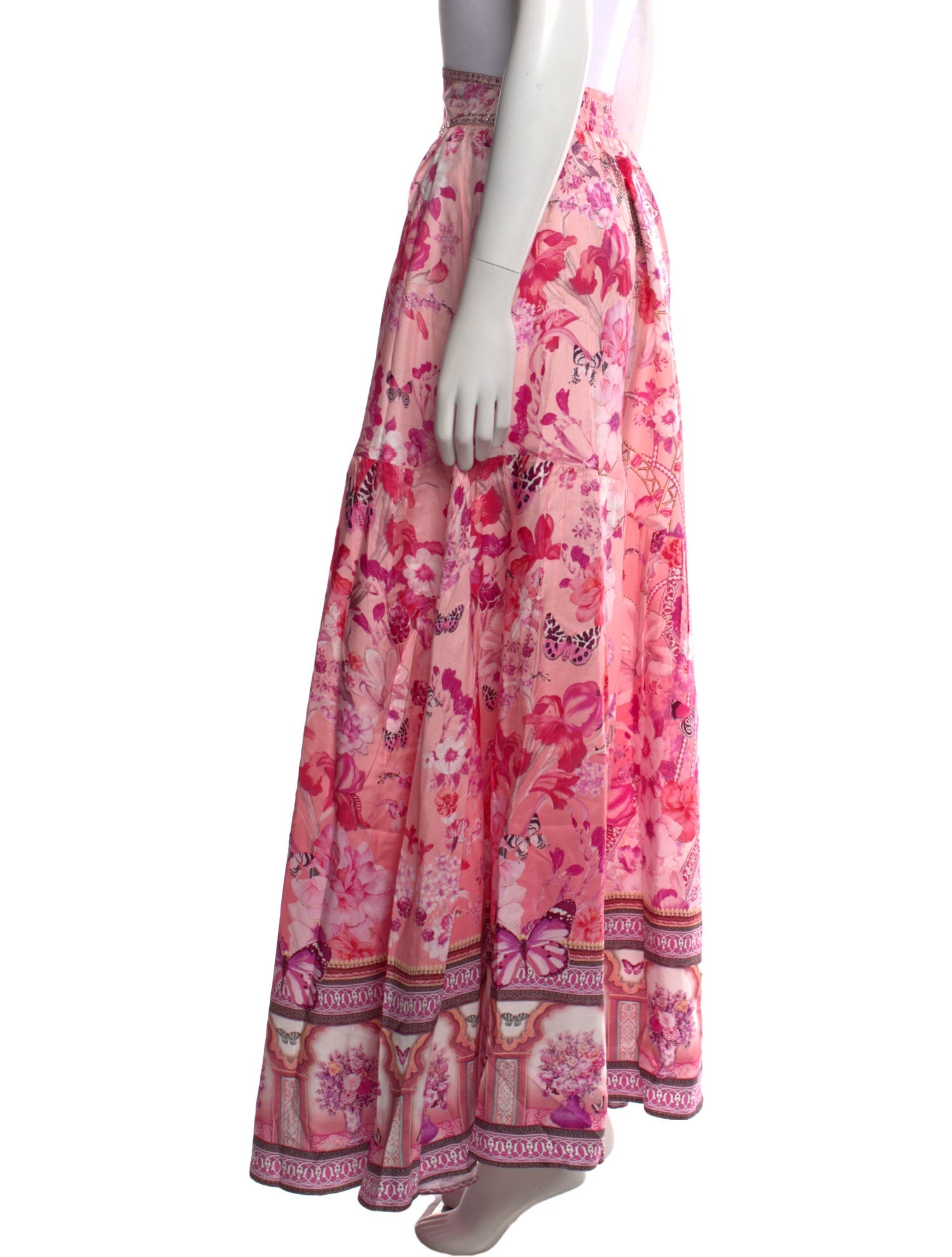 Camilla Silk Long Skirt w/ Tags