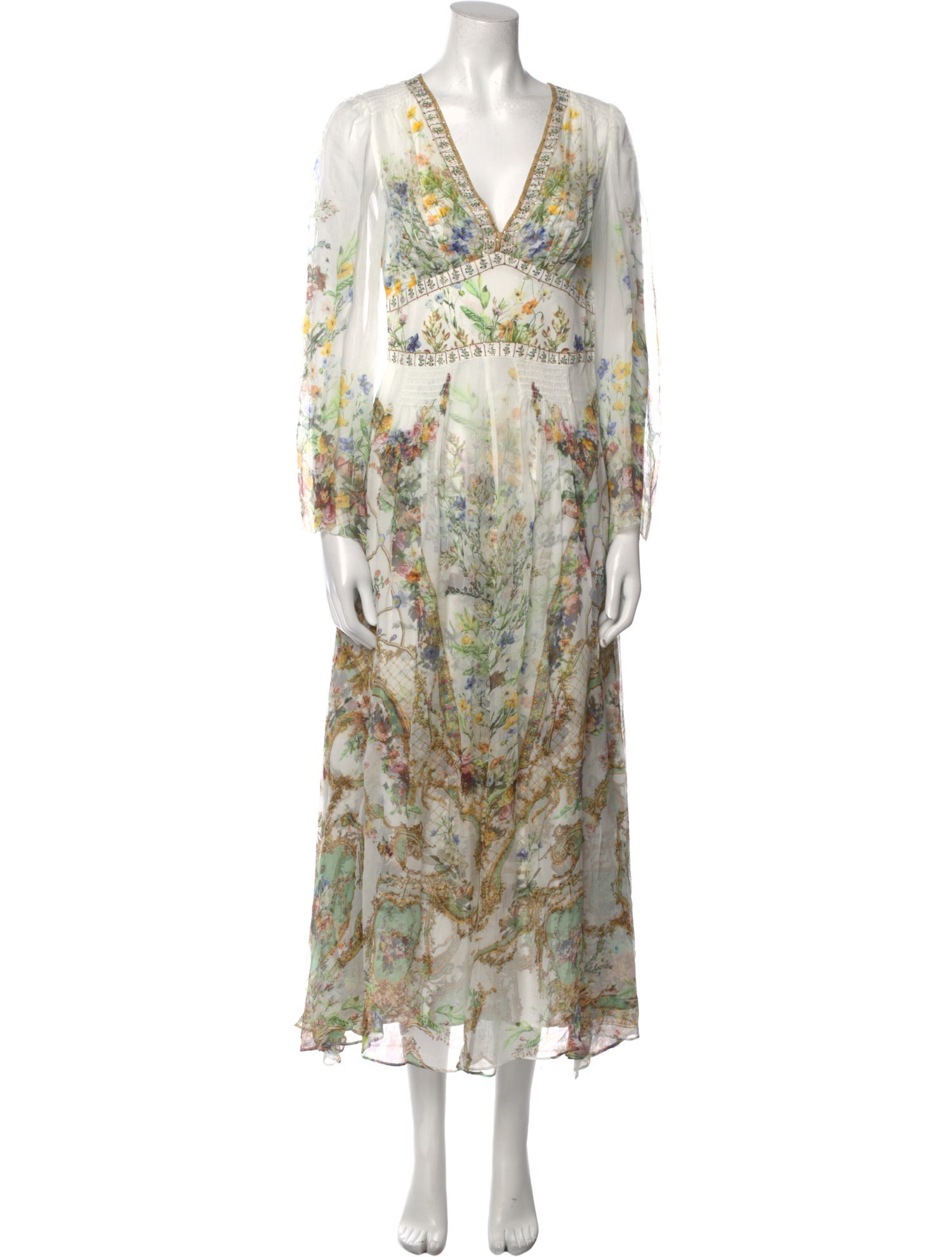 Camilla Silk Long Dress