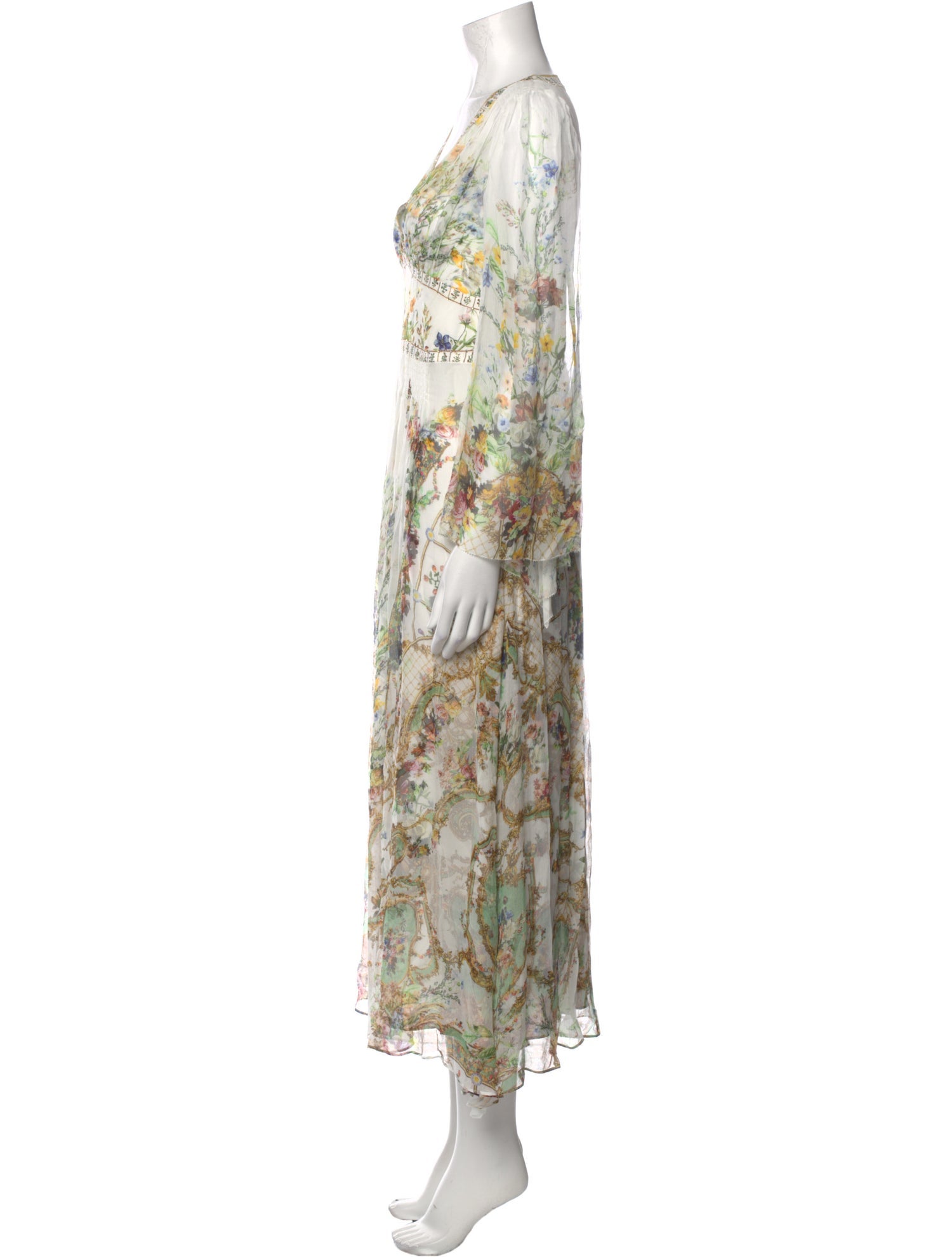 Camilla Silk Long Dress