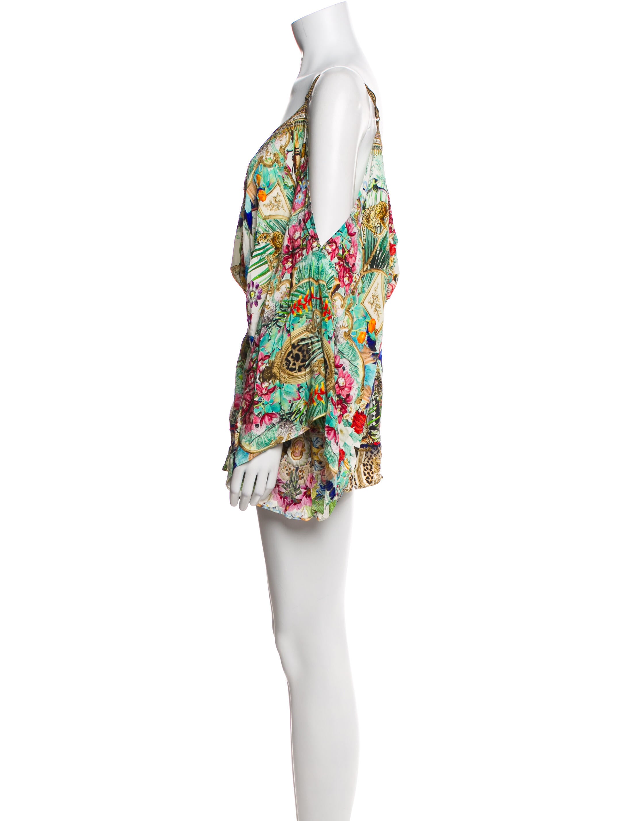 Camilla Silk Printed Romper