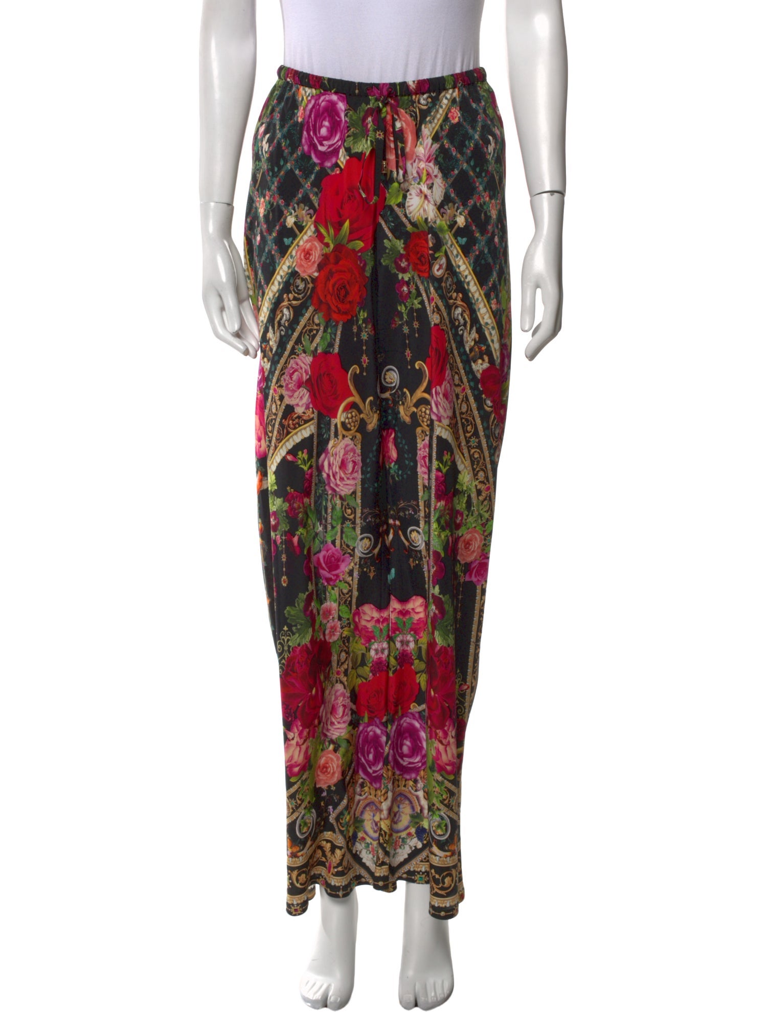 Camilla Silk Wide Leg Pants