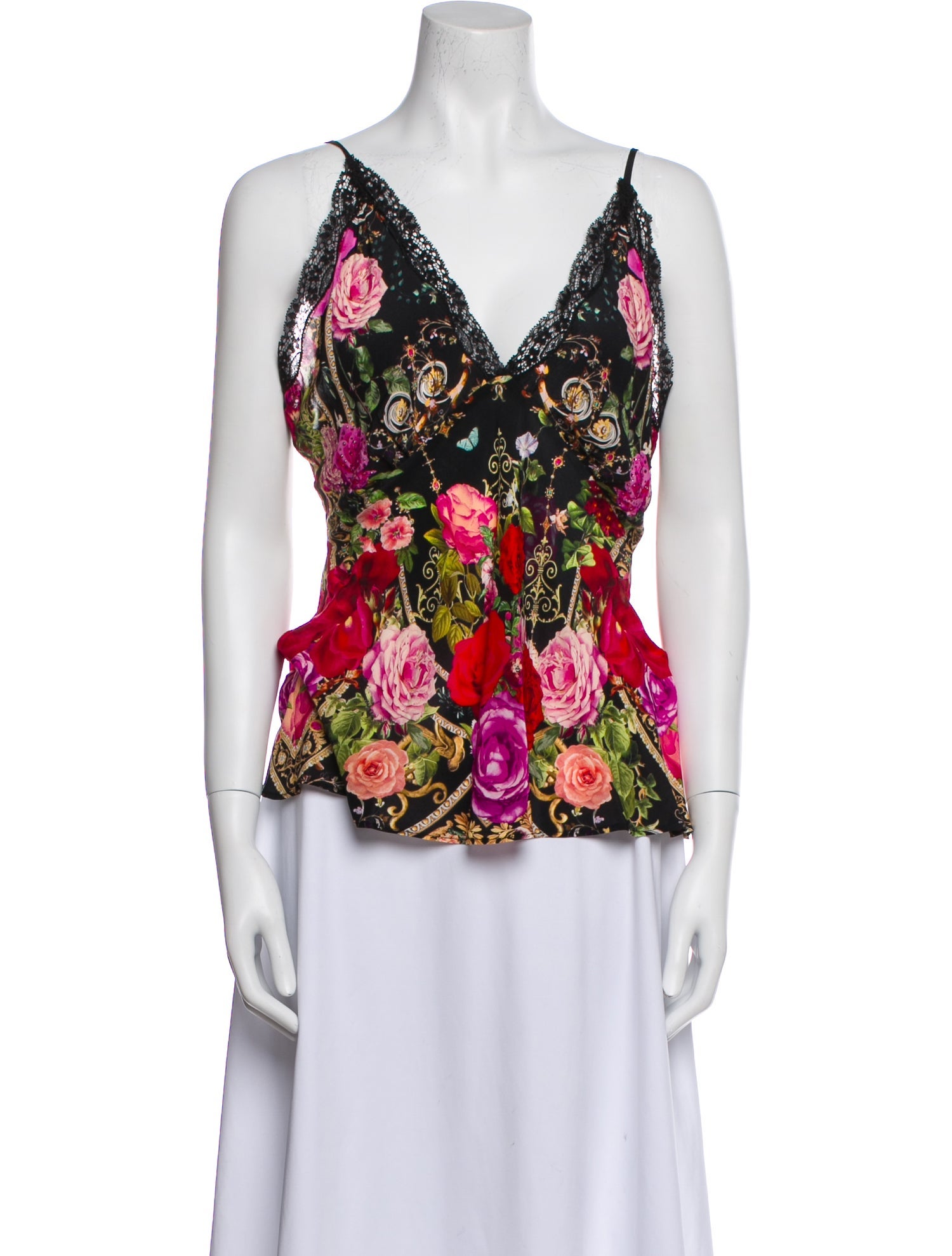 Camilla Silk Floral Print Blouse